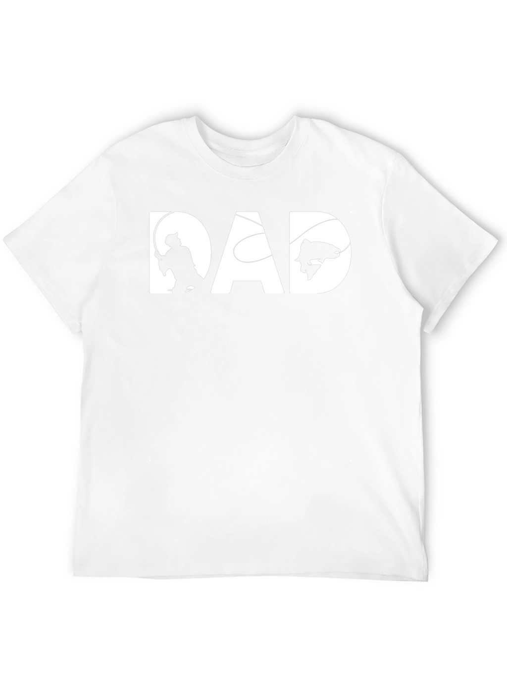 Fishing Dad T-Shirt - Black Cotton Tee