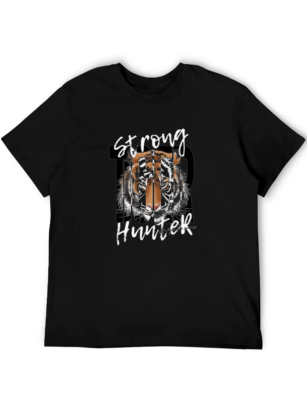 Strong Hunter Tiger Graphic T-Shirt
