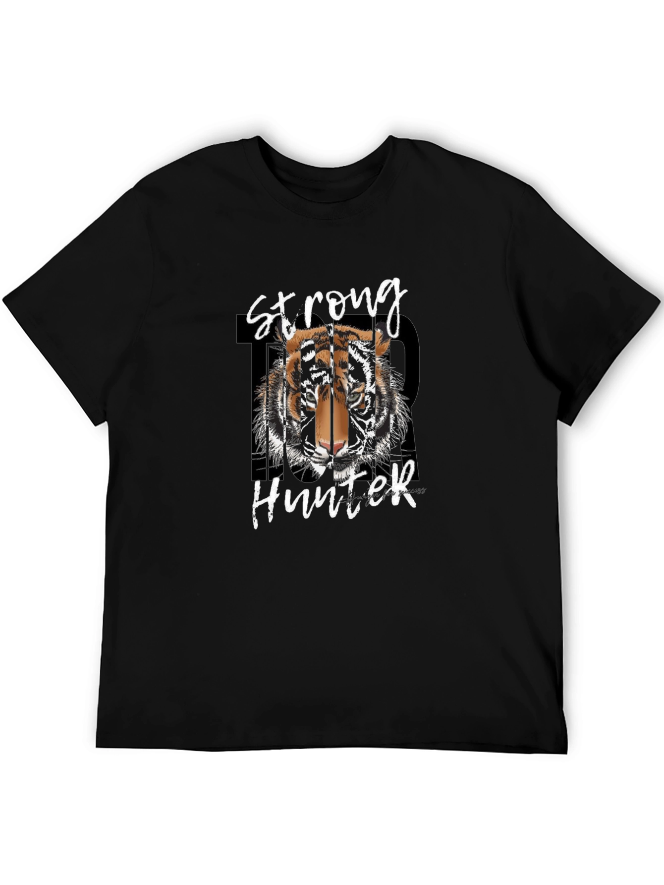 Strong Hunter Tiger Graphic T-Shirt