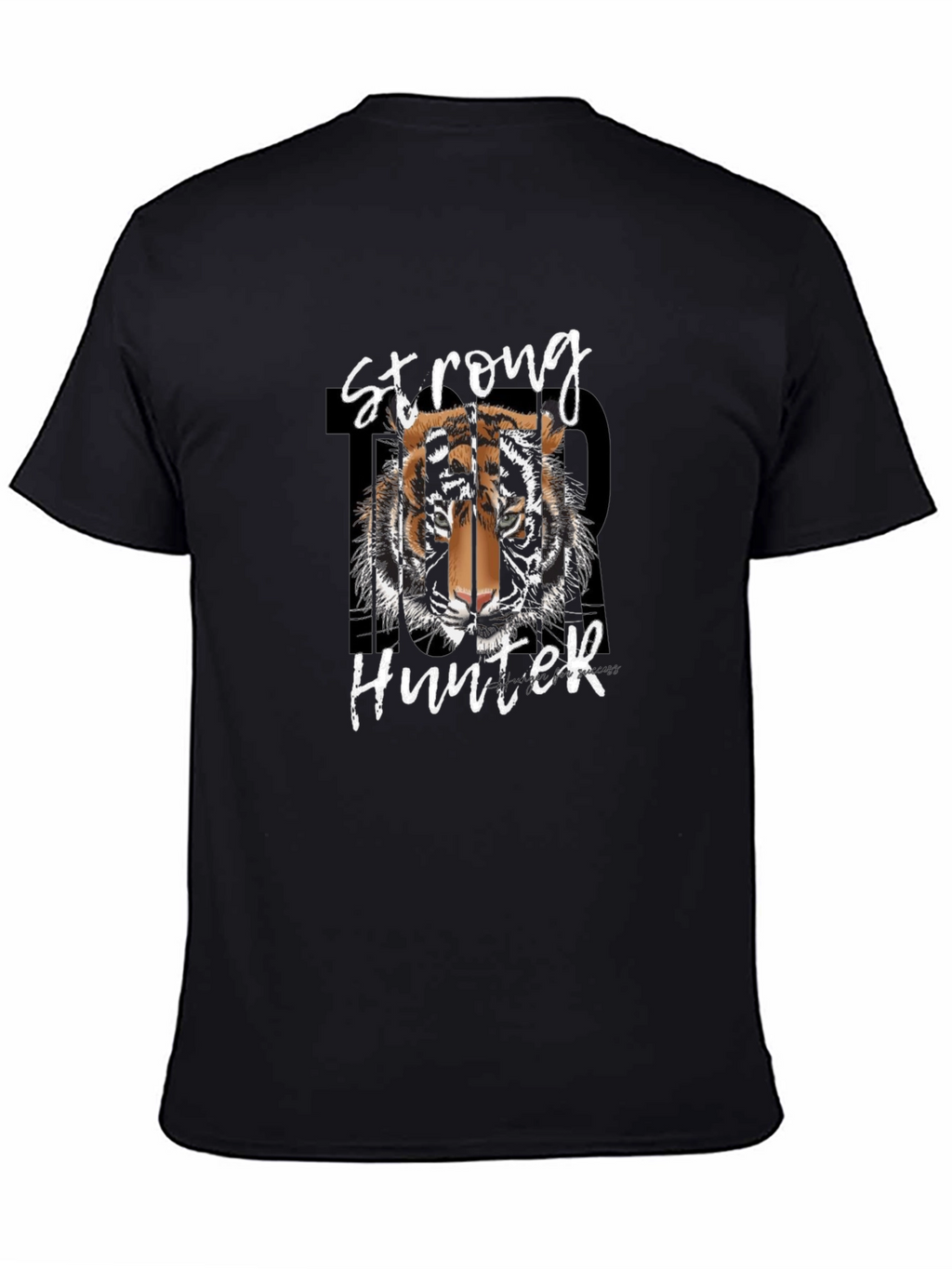 Strong Hunter Tiger Graphic T-Shirt