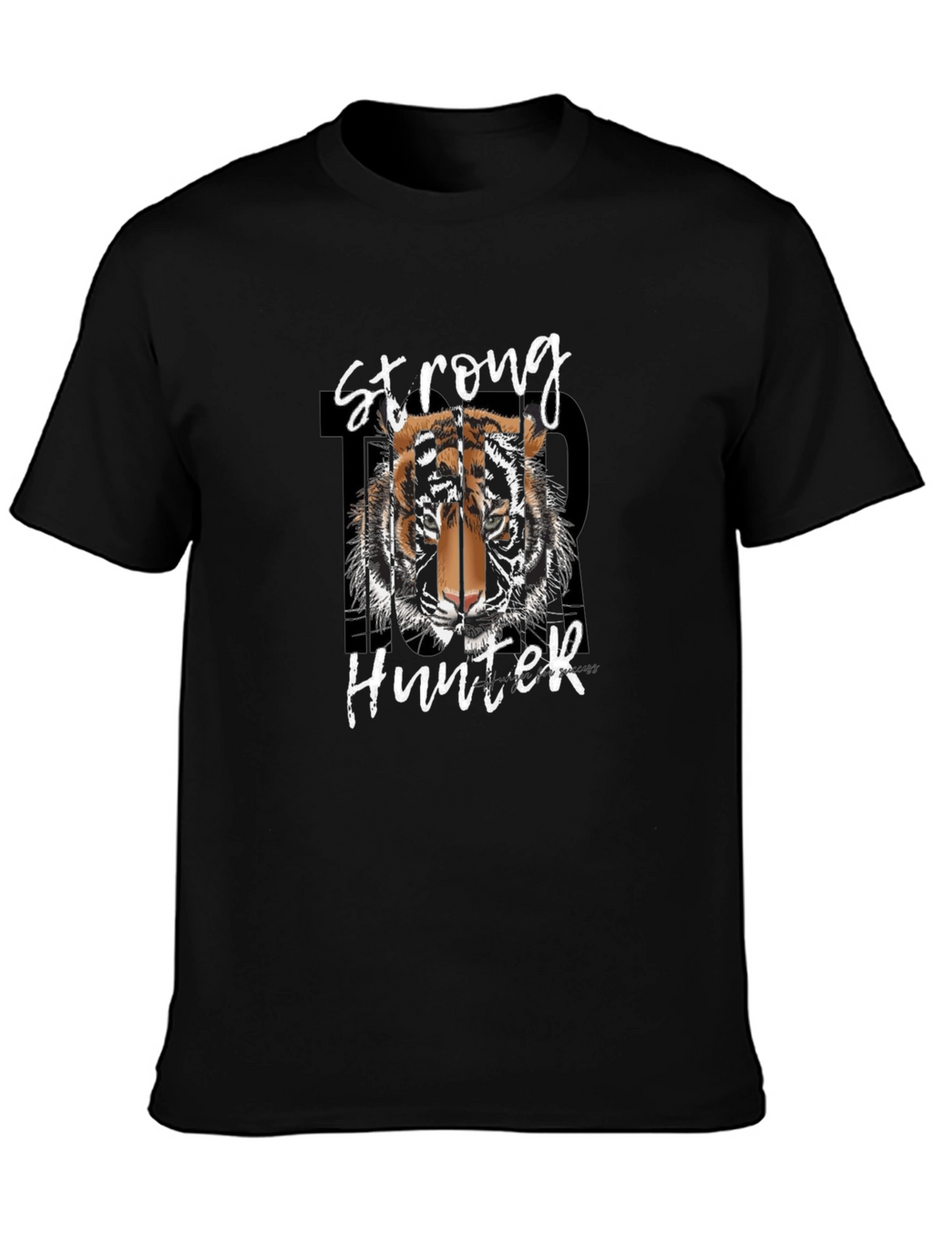 Strong Hunter Tiger Graphic T-Shirt
