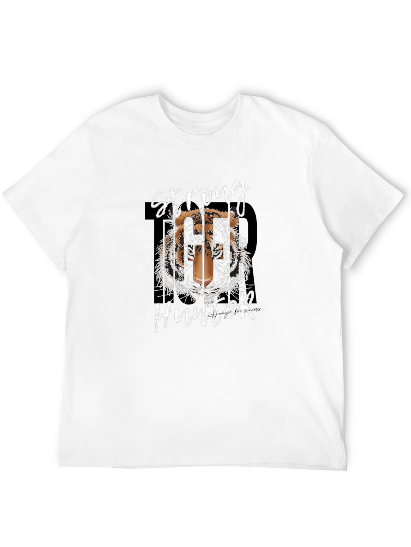 Strong Hunter Tiger Graphic T-Shirt