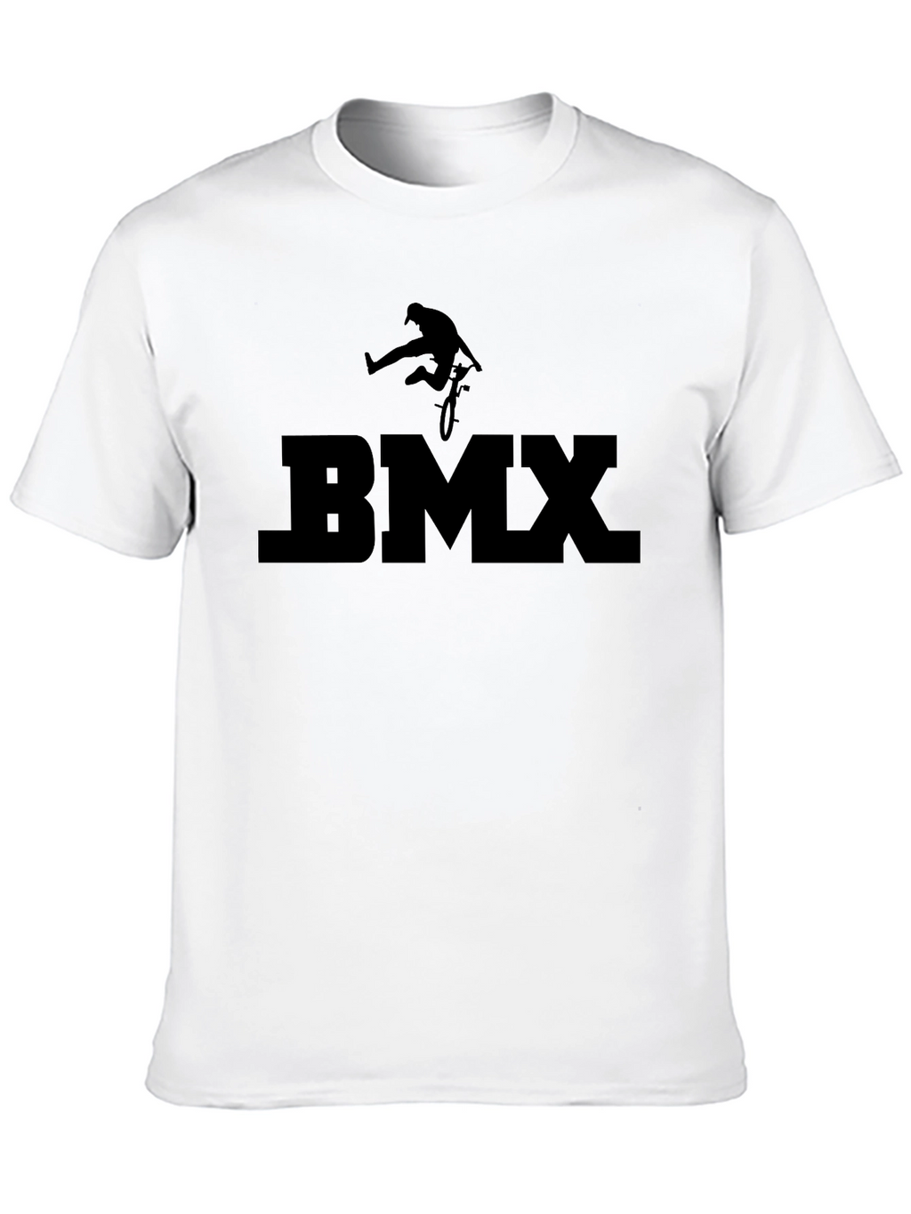 Black BMX Graphic Tee - Extreme Sports Shirt