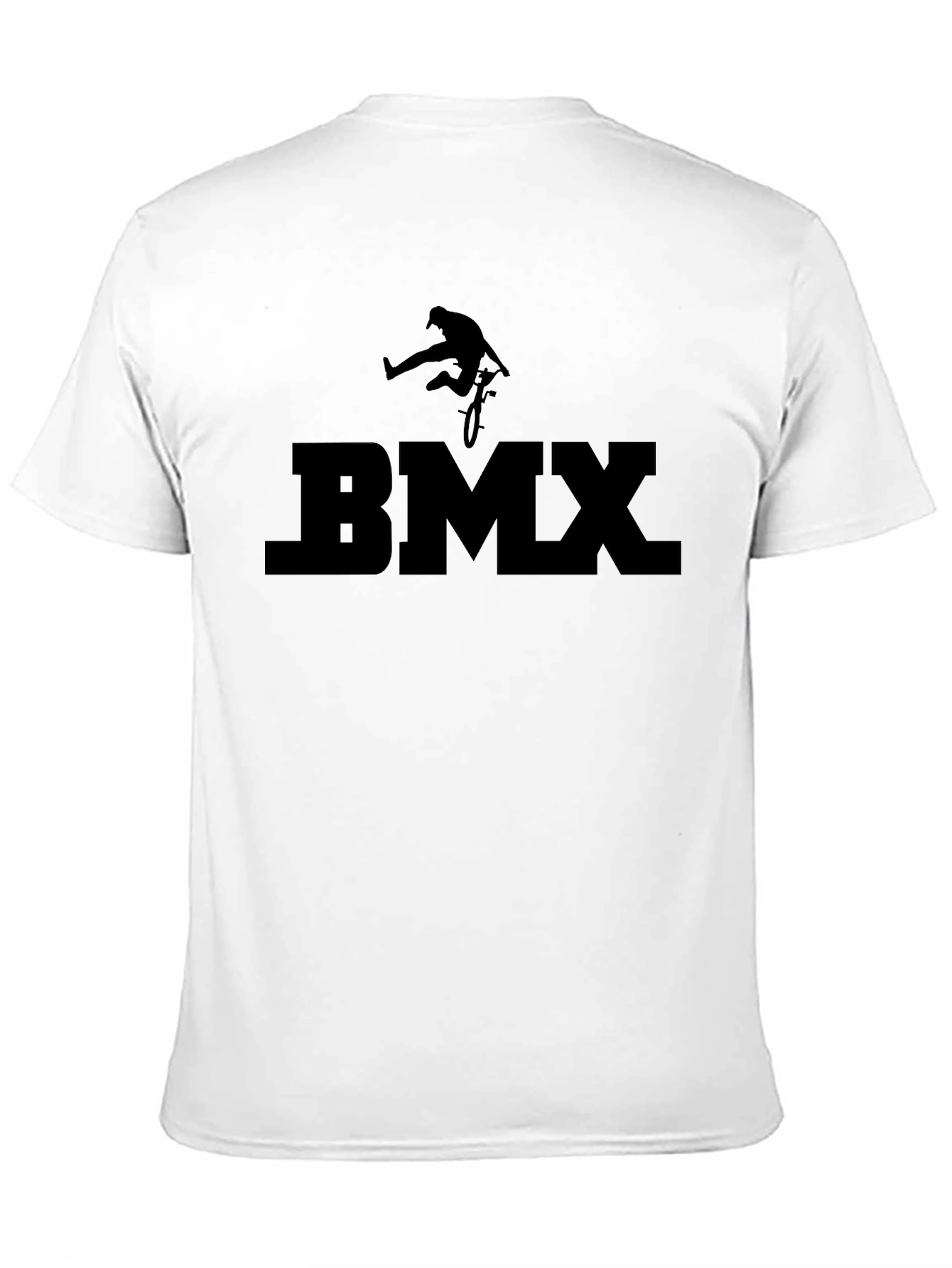 Black BMX Graphic Tee - Extreme Sports Shirt
