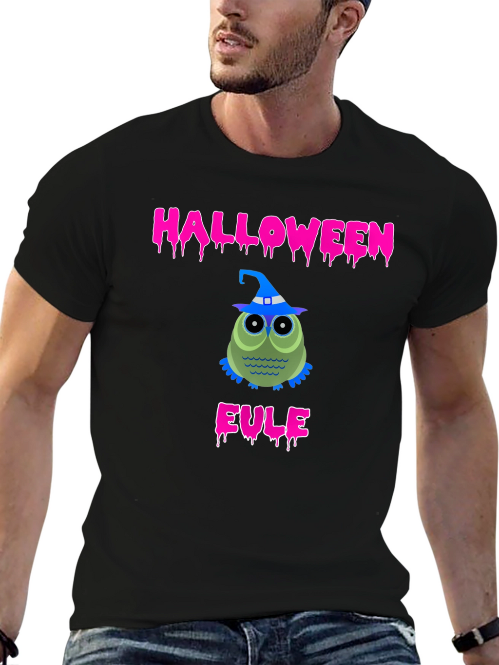 Halloween Eule Owl T-Shirt
