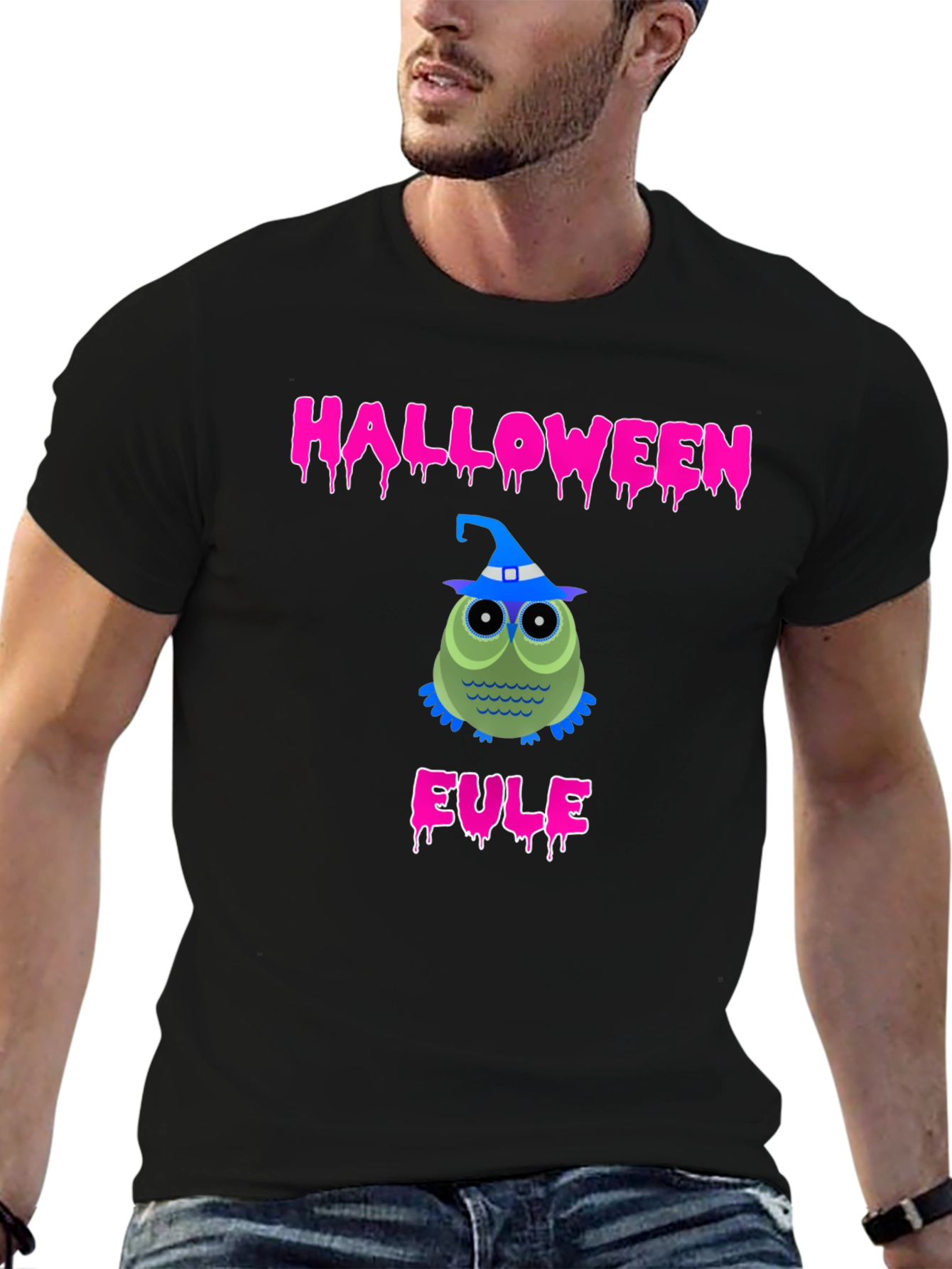 Halloween Eule Owl T-Shirt