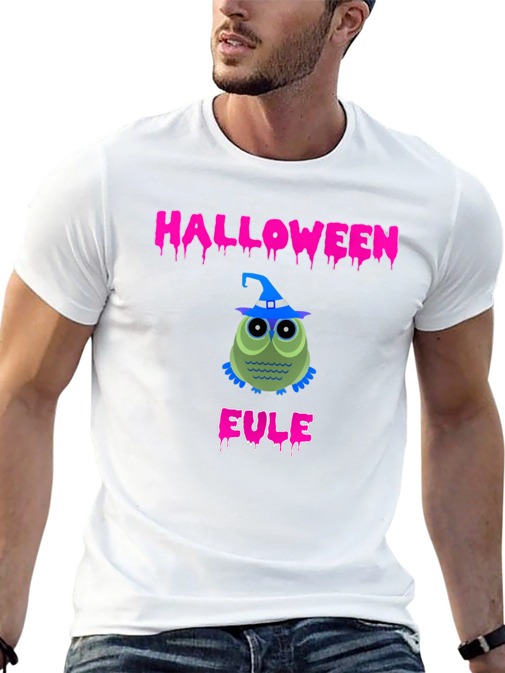 Halloween Eule Owl T-Shirt