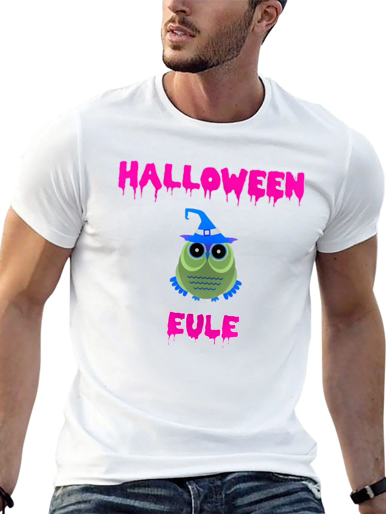 Halloween Eule Owl T-Shirt