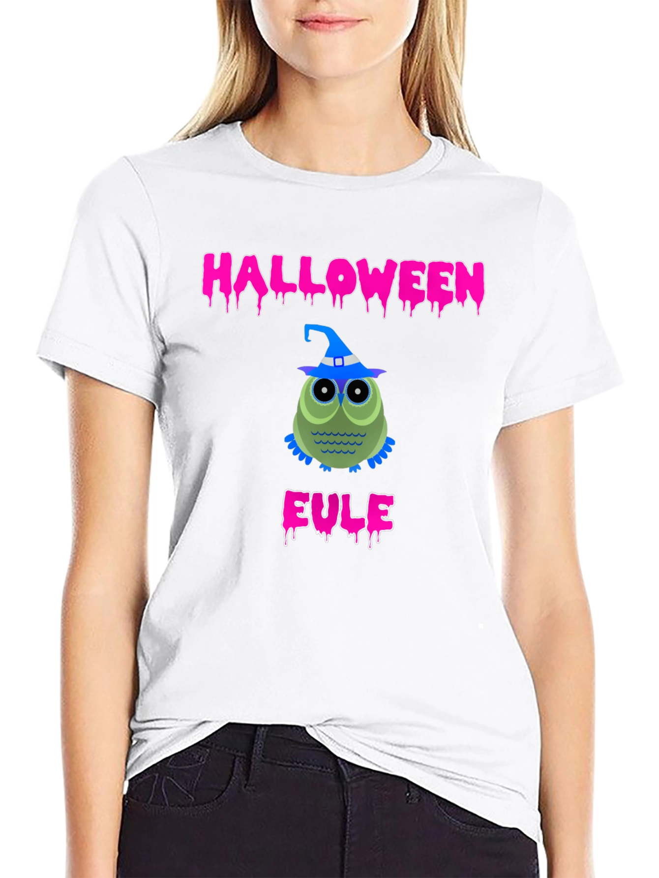 Halloween Eule Owl T-Shirt