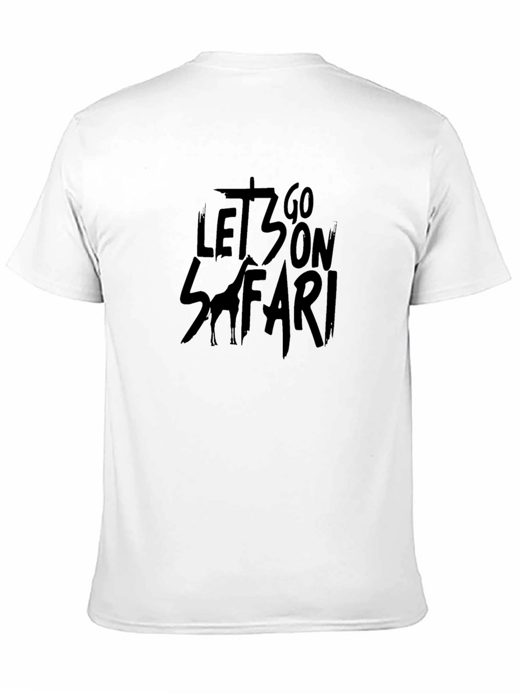 Lets Go On Safari Black T-Shirt
