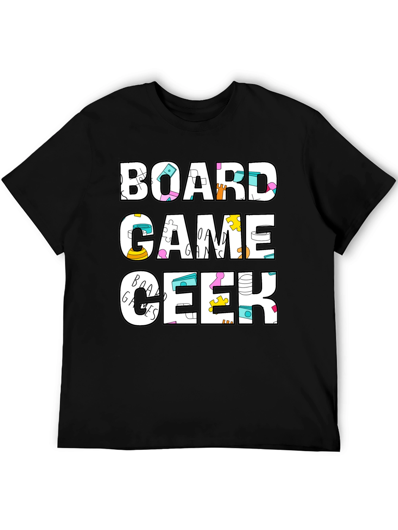 Board Game Geek Graphic Tee - Casual T-Shirt