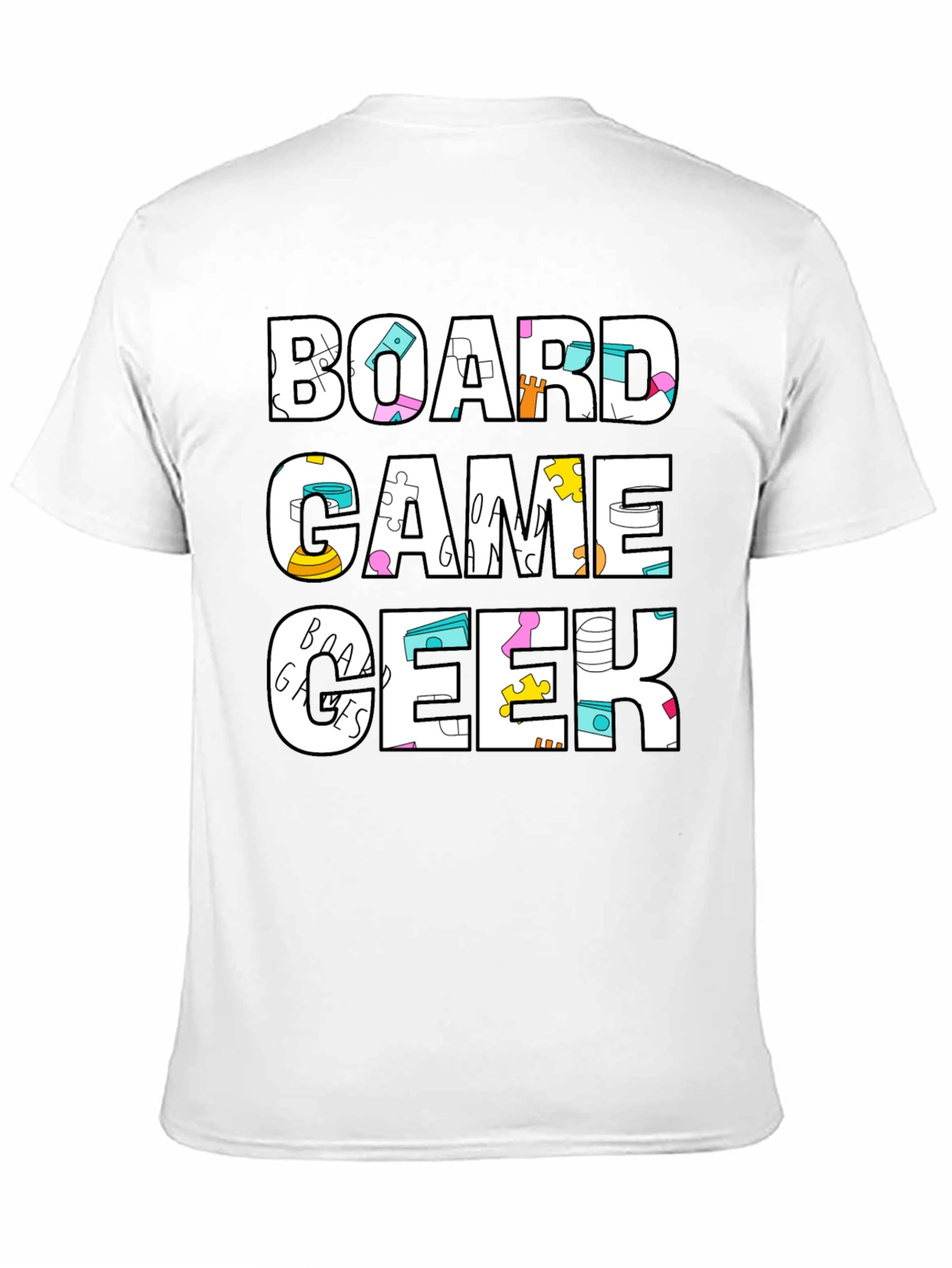 Board Game Geek Graphic Tee - Casual T-Shirt