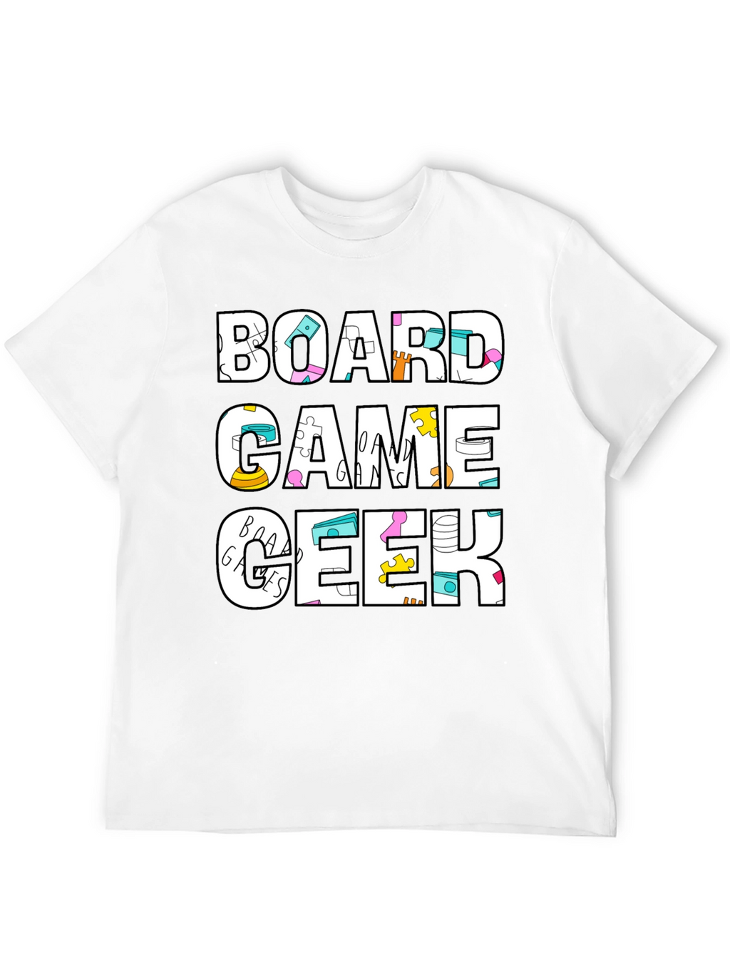 Board Game Geek Graphic Tee - Casual T-Shirt
