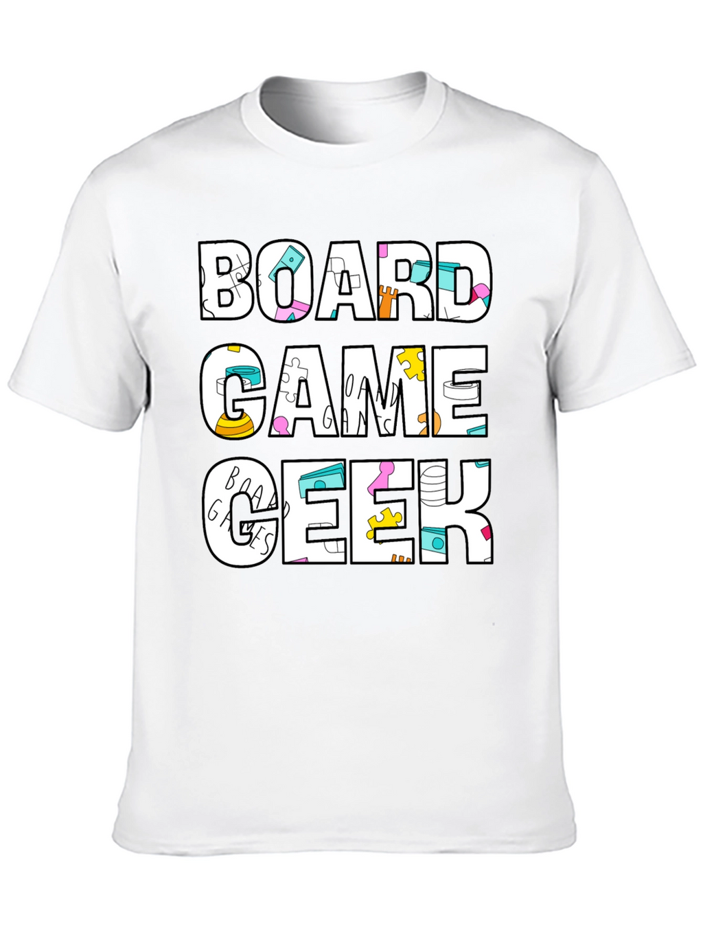 Board Game Geek Graphic Tee - Casual T-Shirt