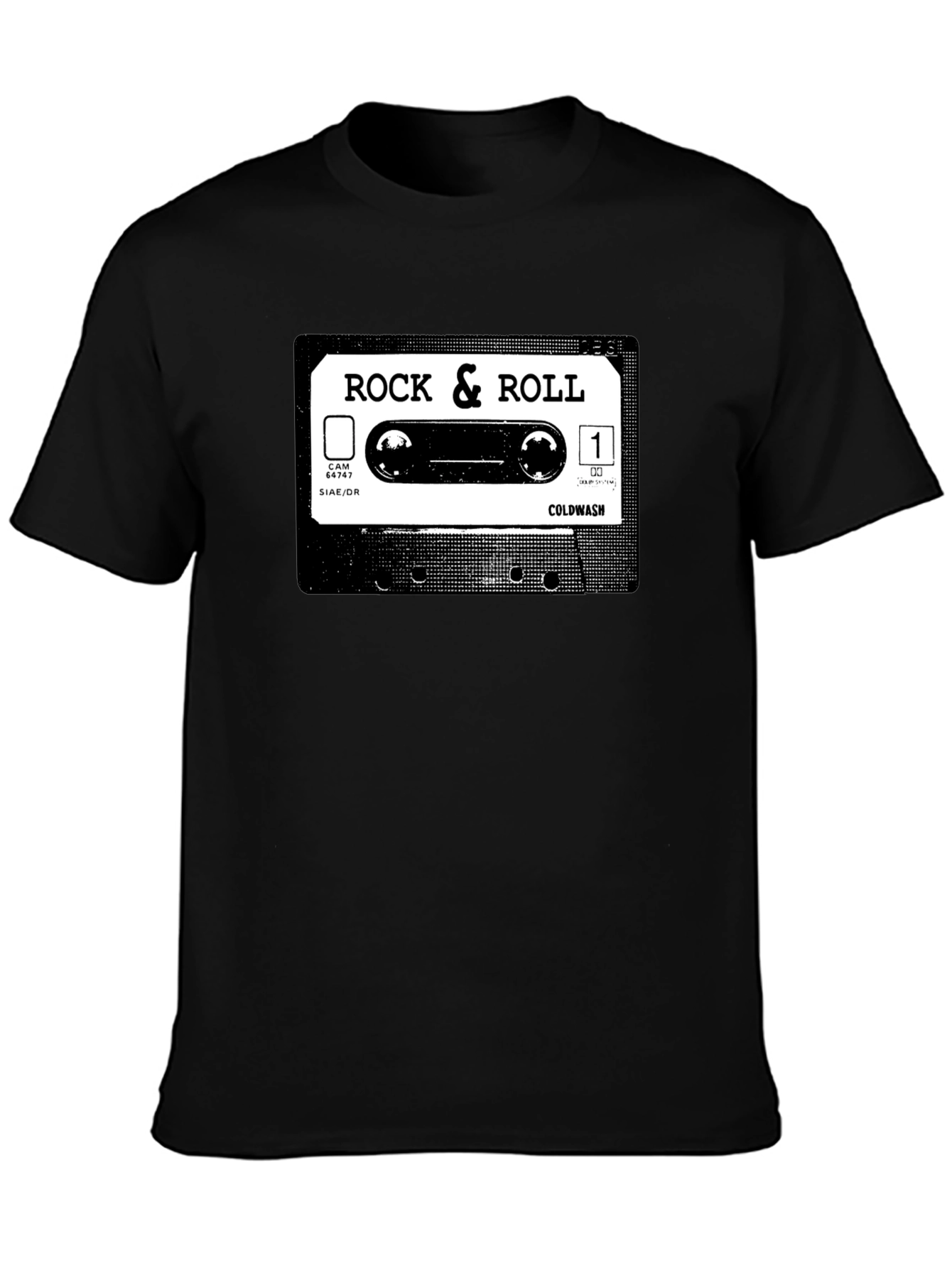 Rock & Roll Cassette Tape Graphic T-Shirt