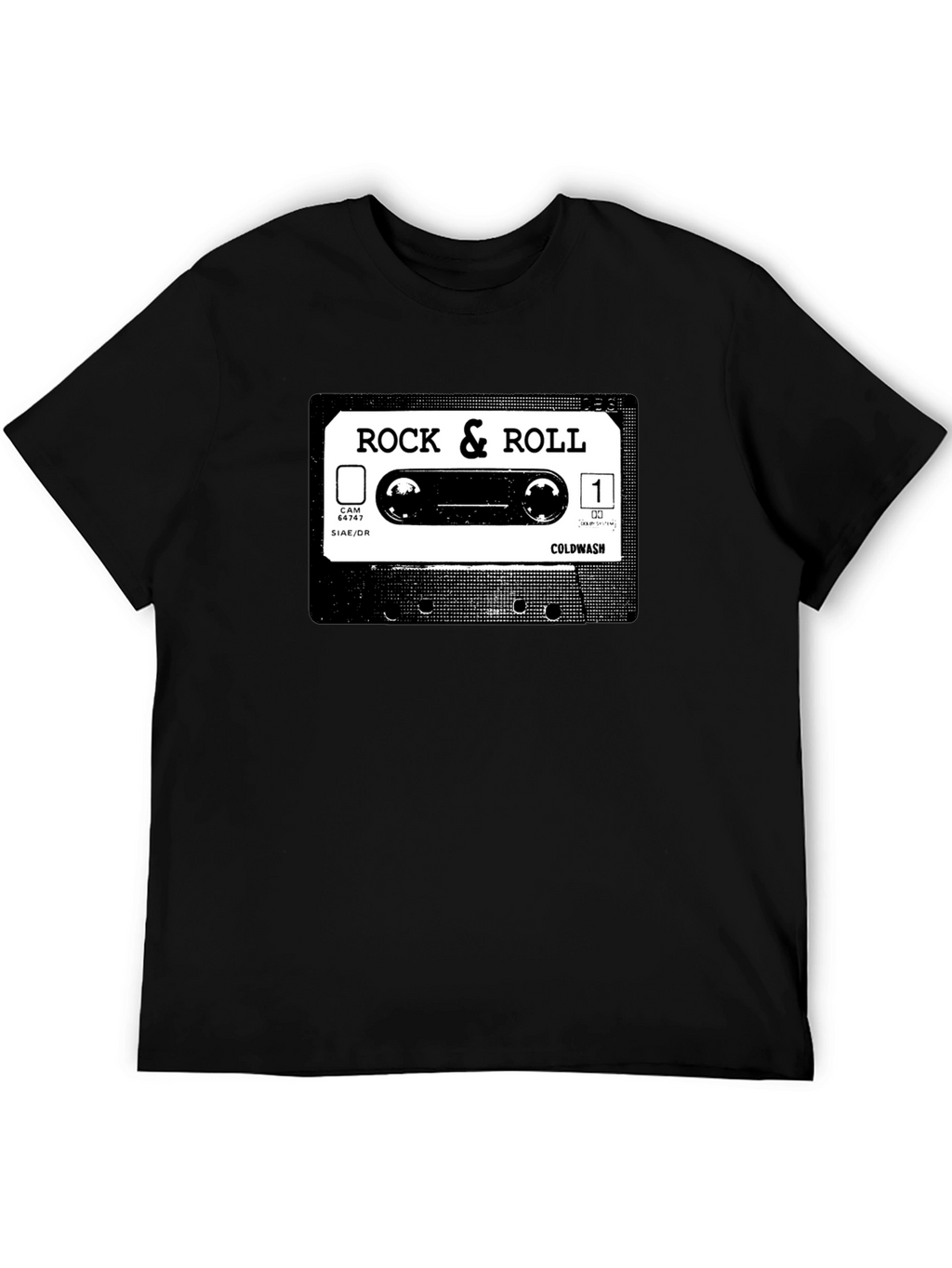 Rock & Roll Cassette Tape Graphic T-Shirt