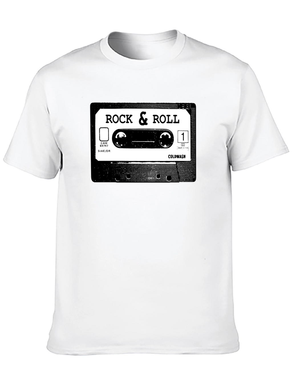 Rock & Roll Cassette Tape Graphic T-Shirt