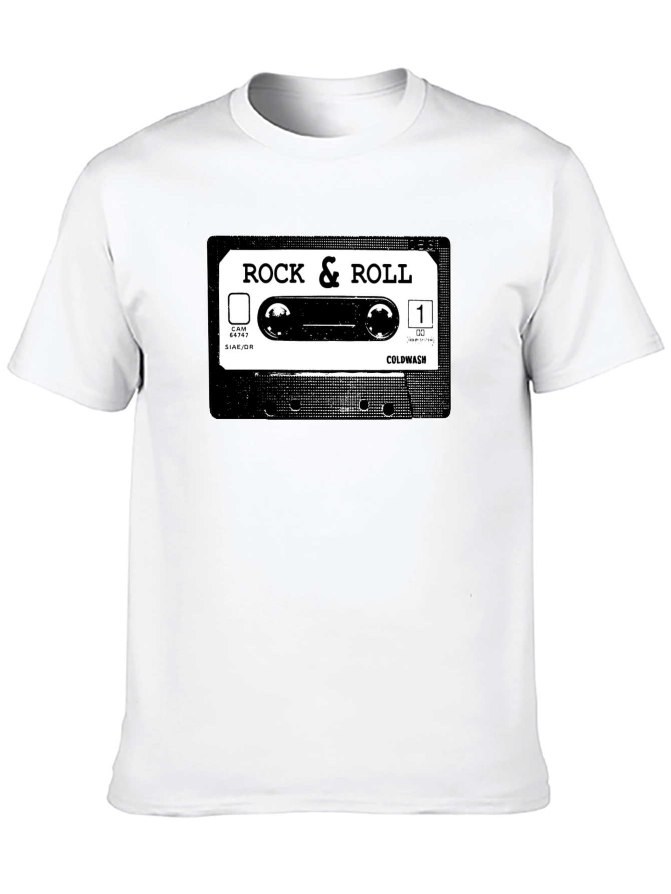 Rock & Roll Cassette Tape Graphic T-Shirt