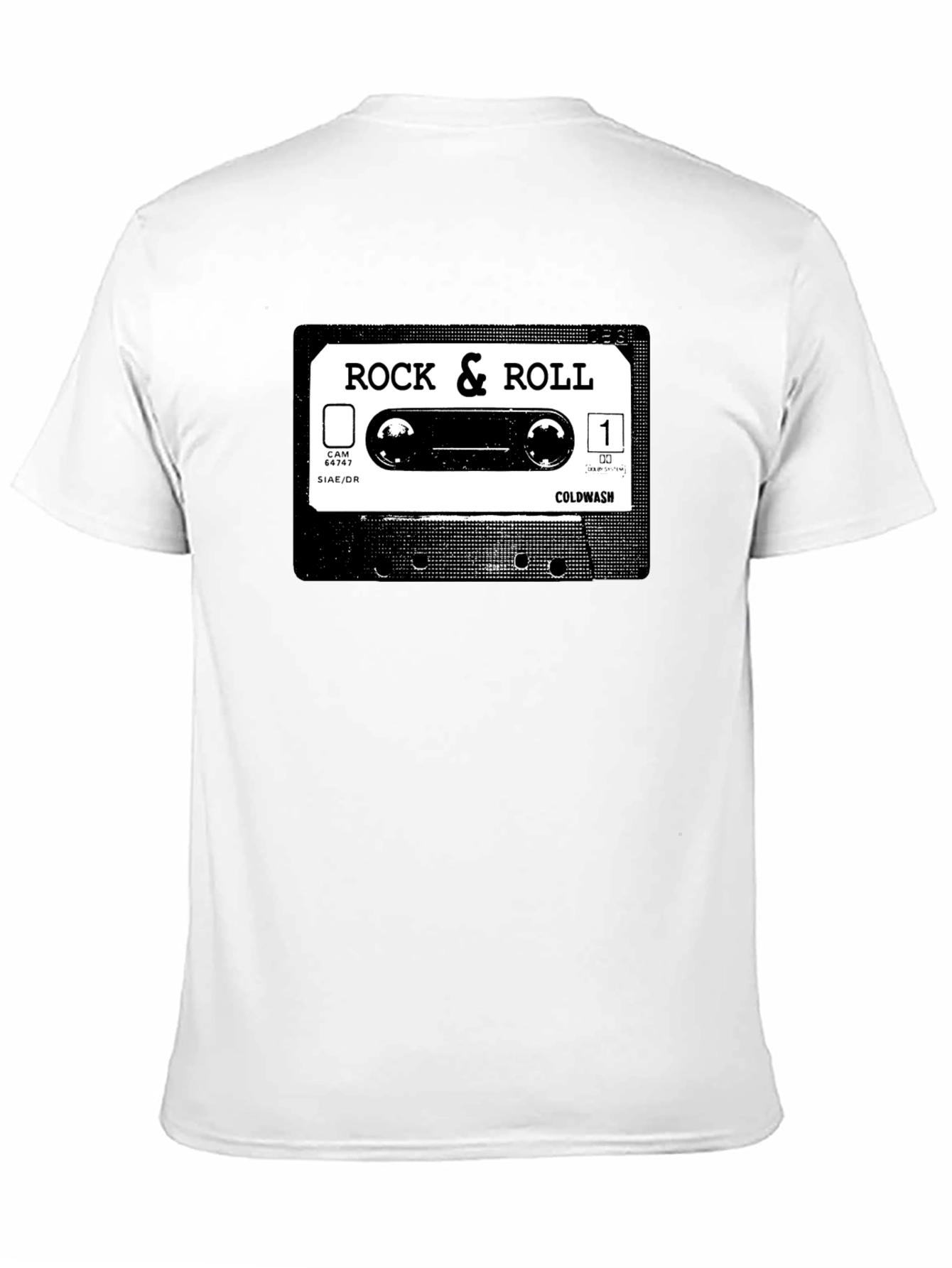 Rock & Roll Cassette Tape Graphic T-Shirt