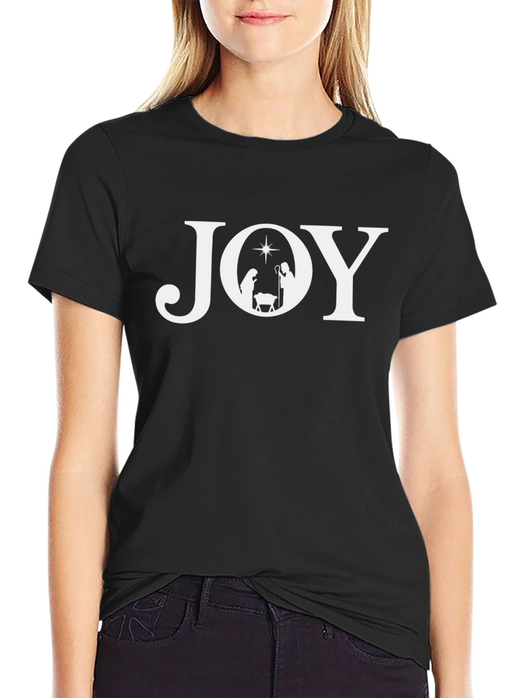 Joy Nativity T-Shirt - Celebrate Christmas