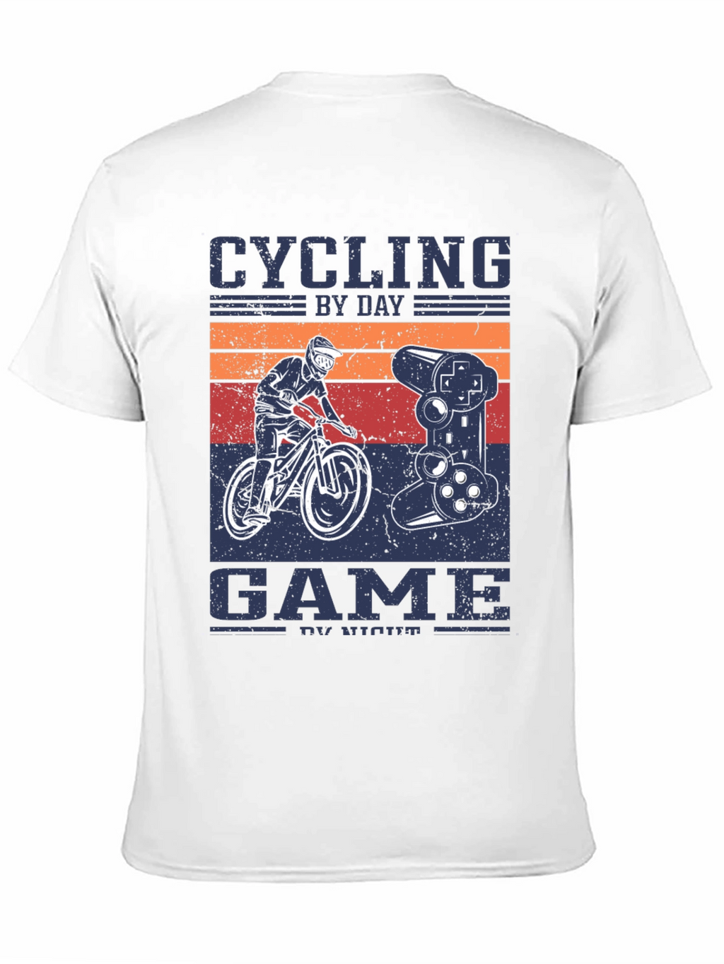 Cycling By Day Gaming By Night T-Shirt