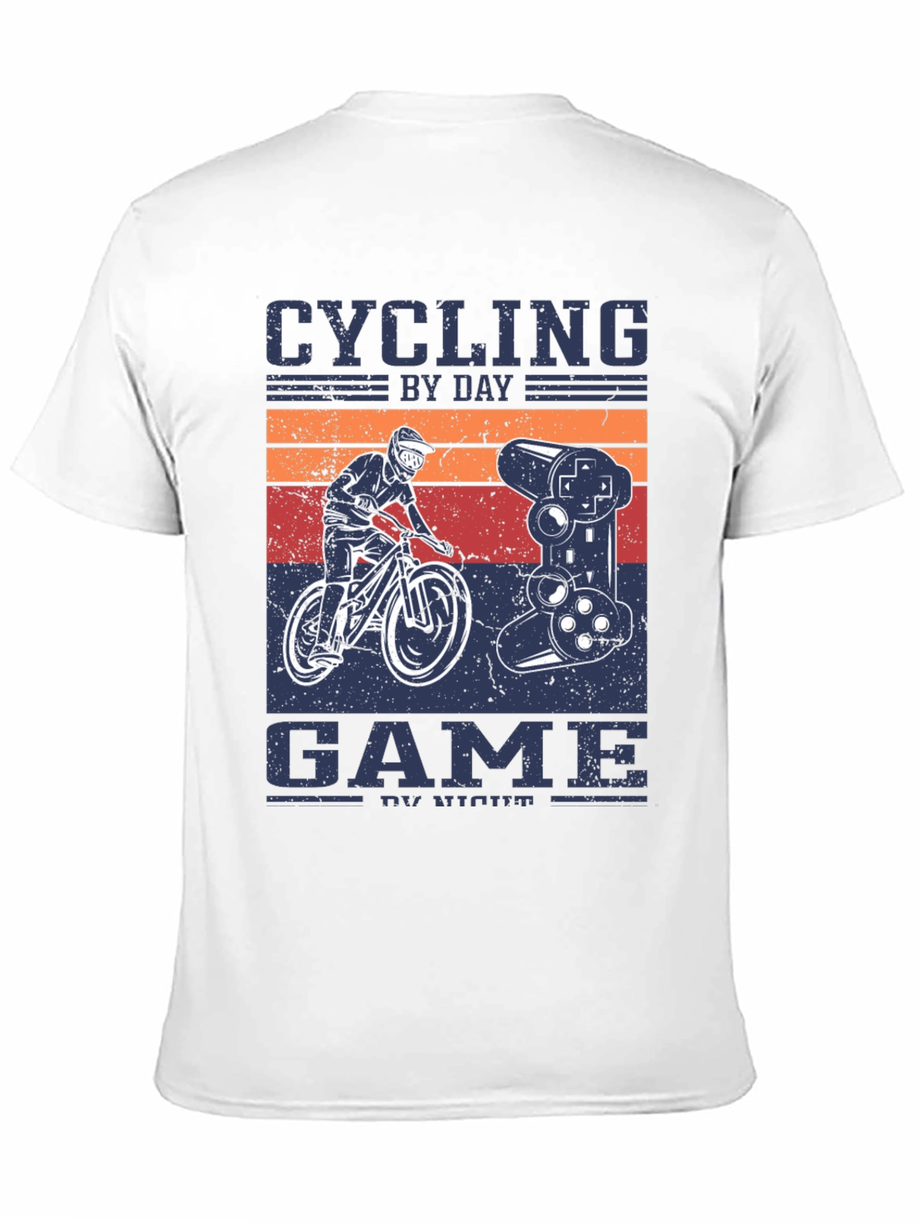 Cycling By Day Gaming By Night T-Shirt