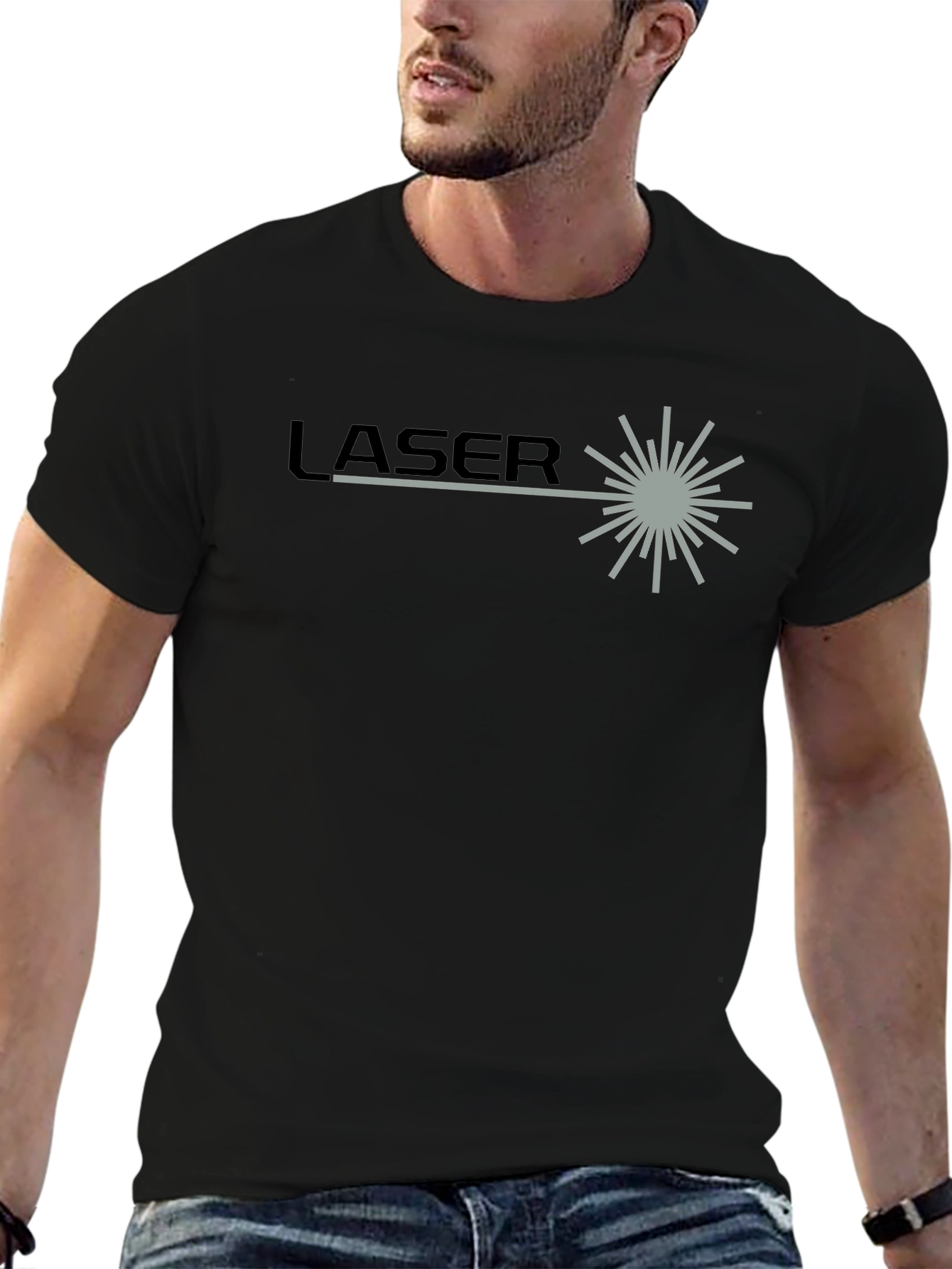Laser Graphic T-Shirt - Modern Style Tee