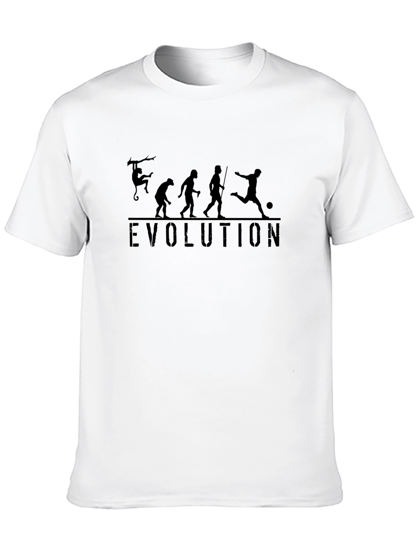 Evolution of Soccer T-Shirt - Funny Graphic Tee