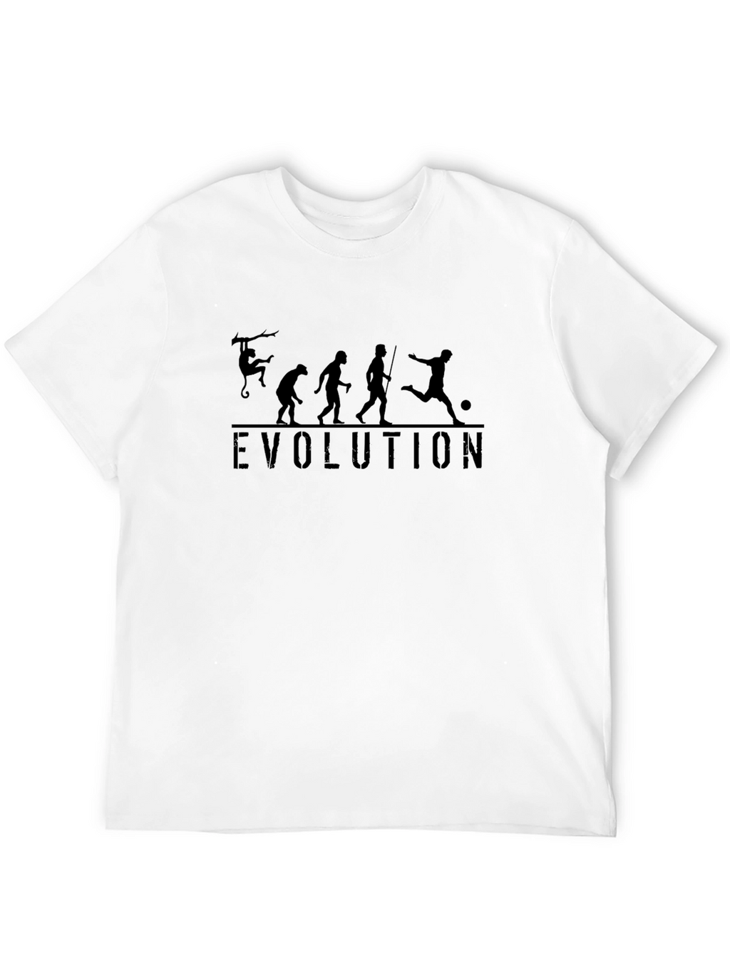 Evolution of Soccer T-Shirt - Funny Graphic Tee