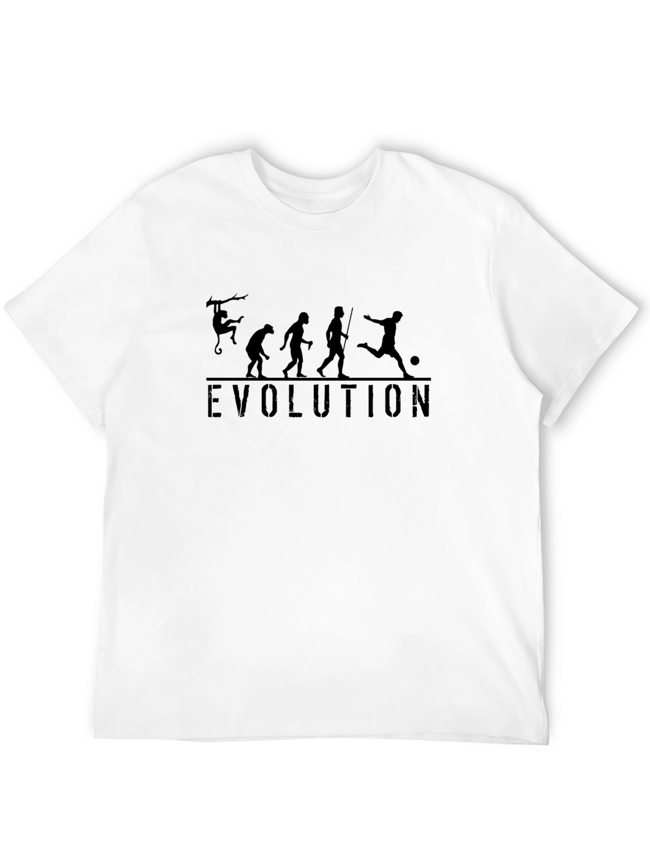Evolution of Soccer T-Shirt - Funny Graphic Tee