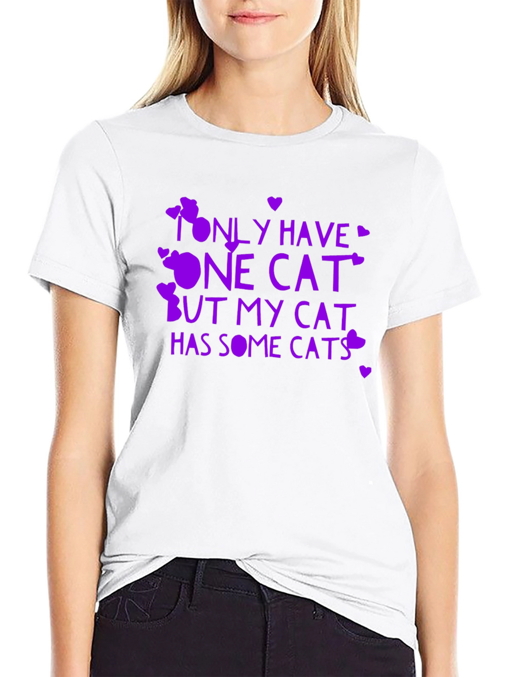 Funny Cat Lover T-Shirt - Only Have One Cat...