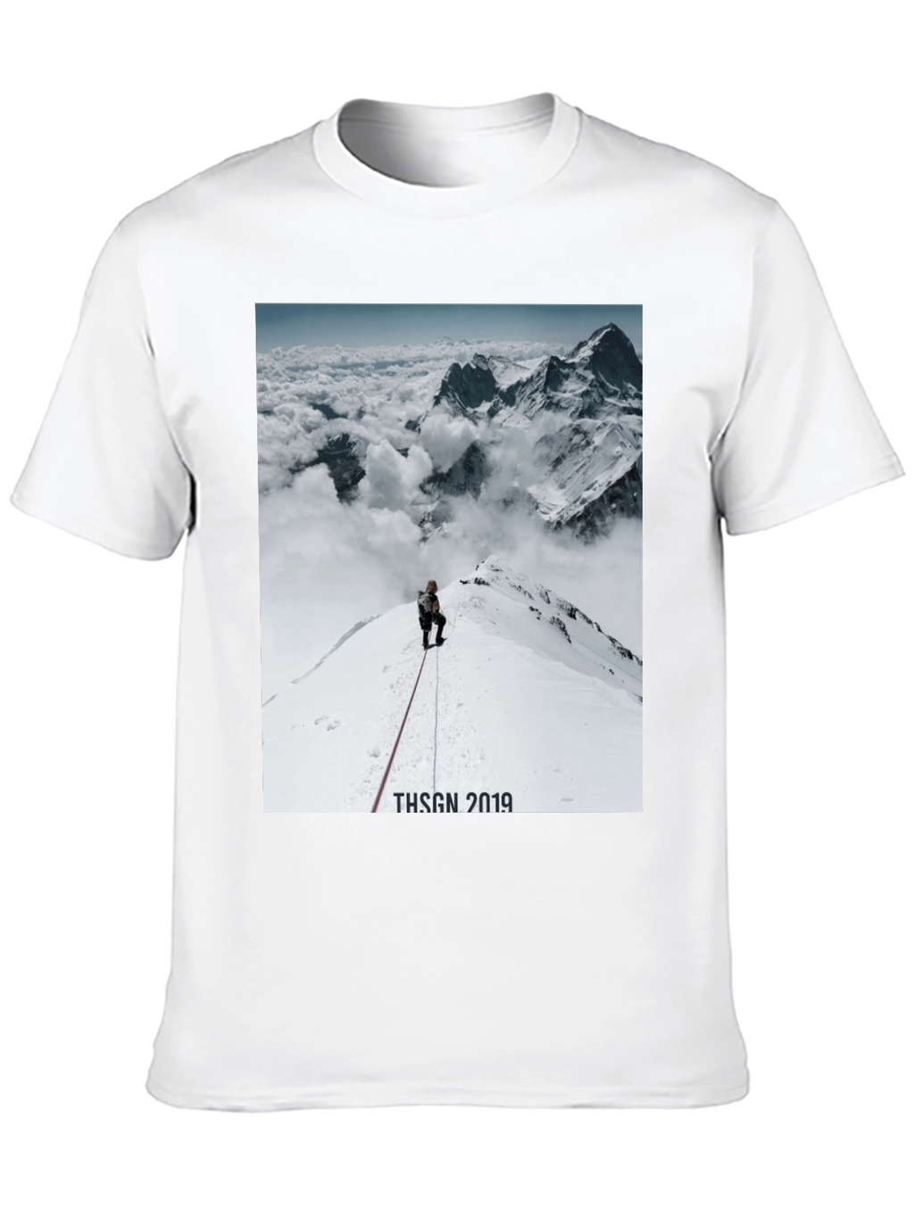 Mountain Climber Graphic T-Shirt - Black