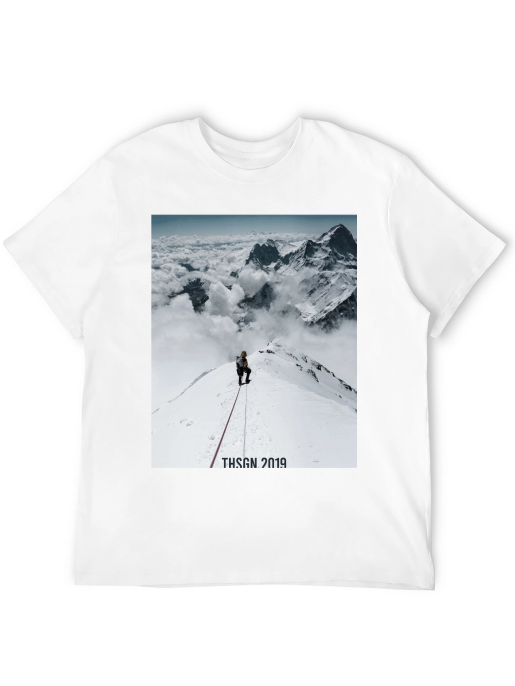 Mountain Climber Graphic T-Shirt - Black