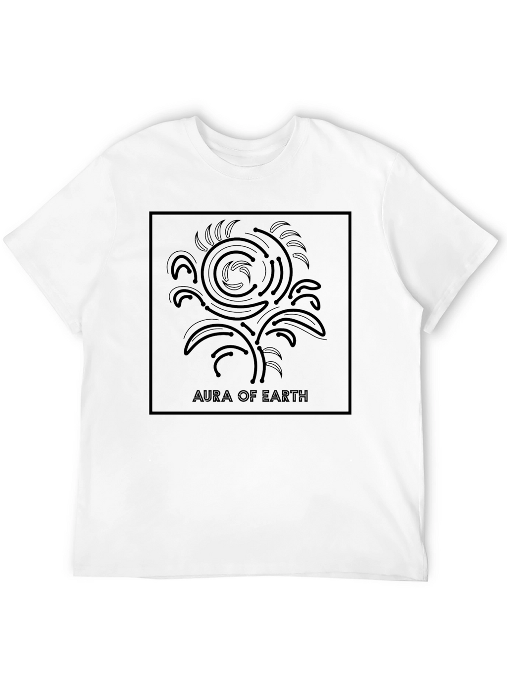 Aura of Earth Black Graphic Tee