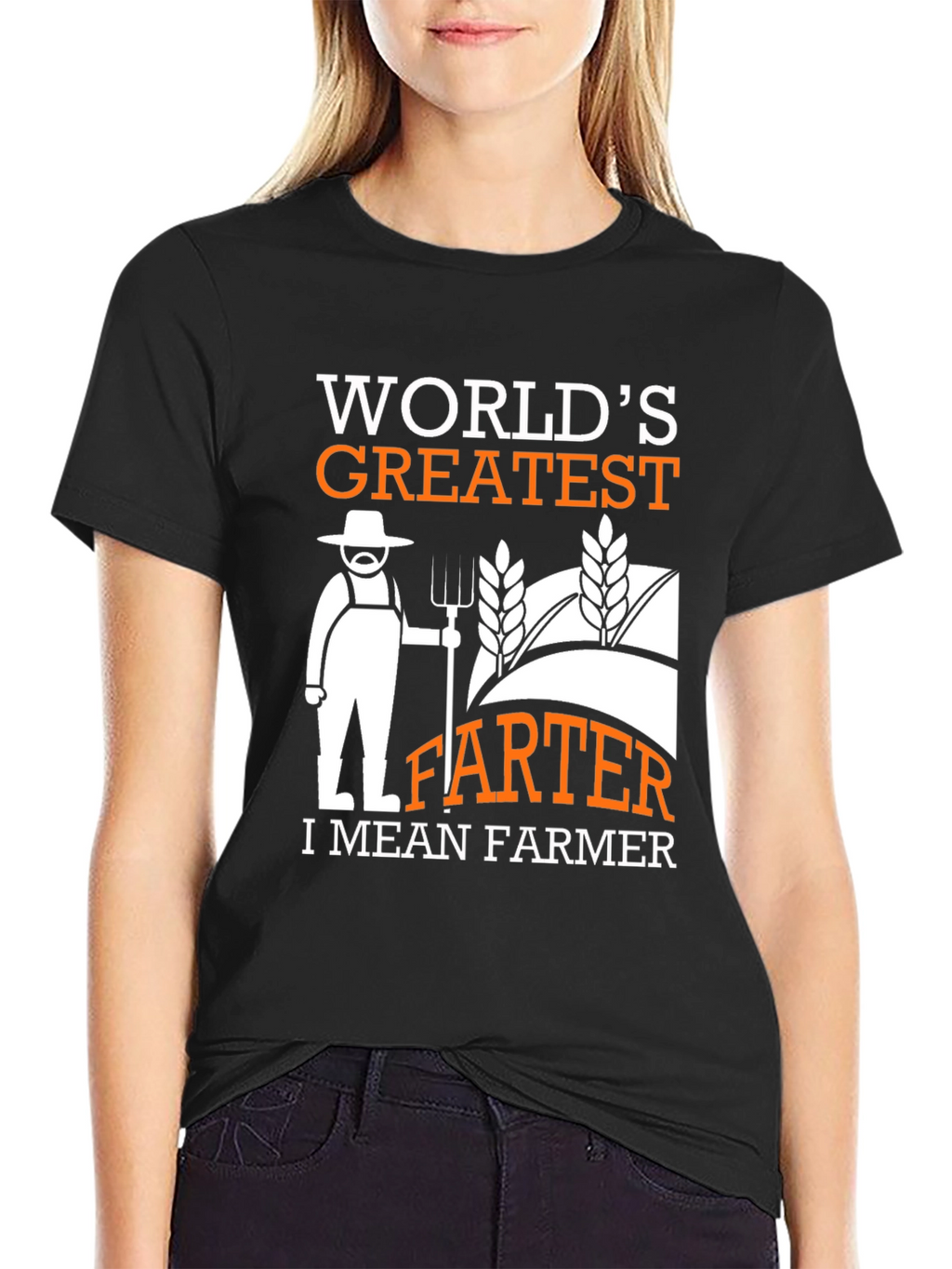 Funny Farmer T-Shirt - Greatest FARTER