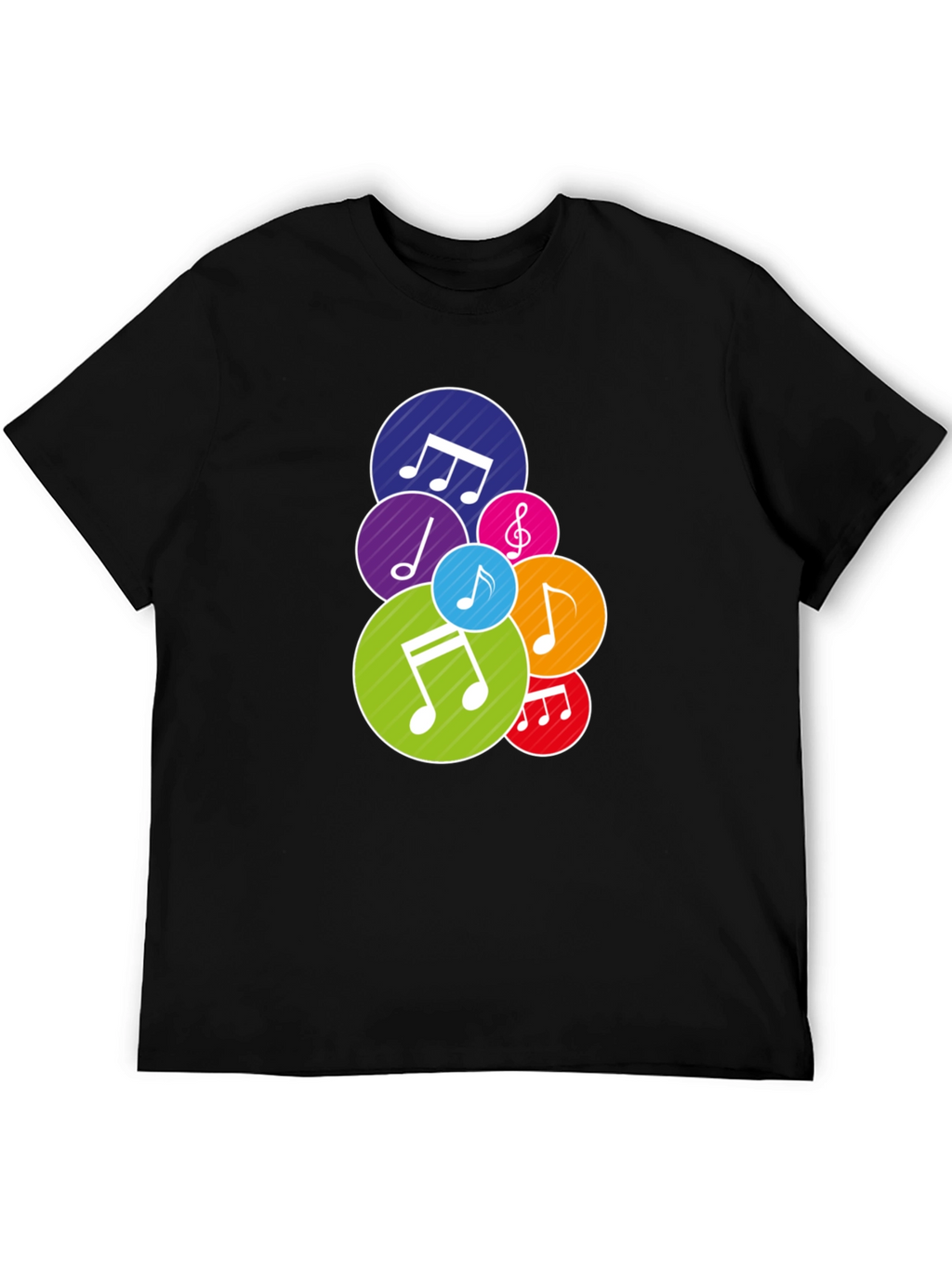 Musical Notes Graphic T-Shirt