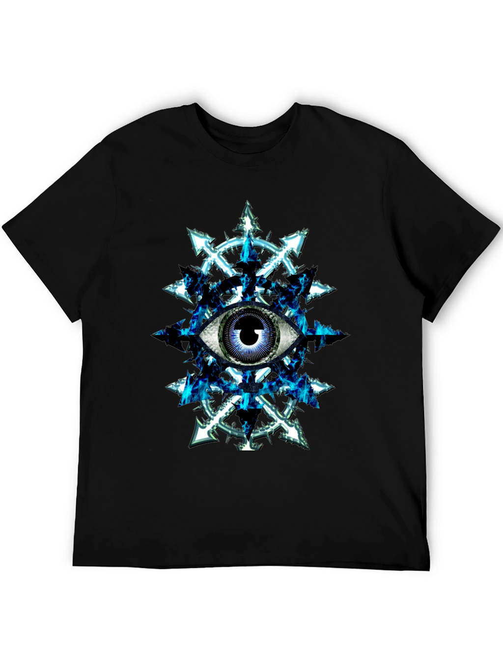 Eye of Chaos T-Shirt - Black Graphic Tee