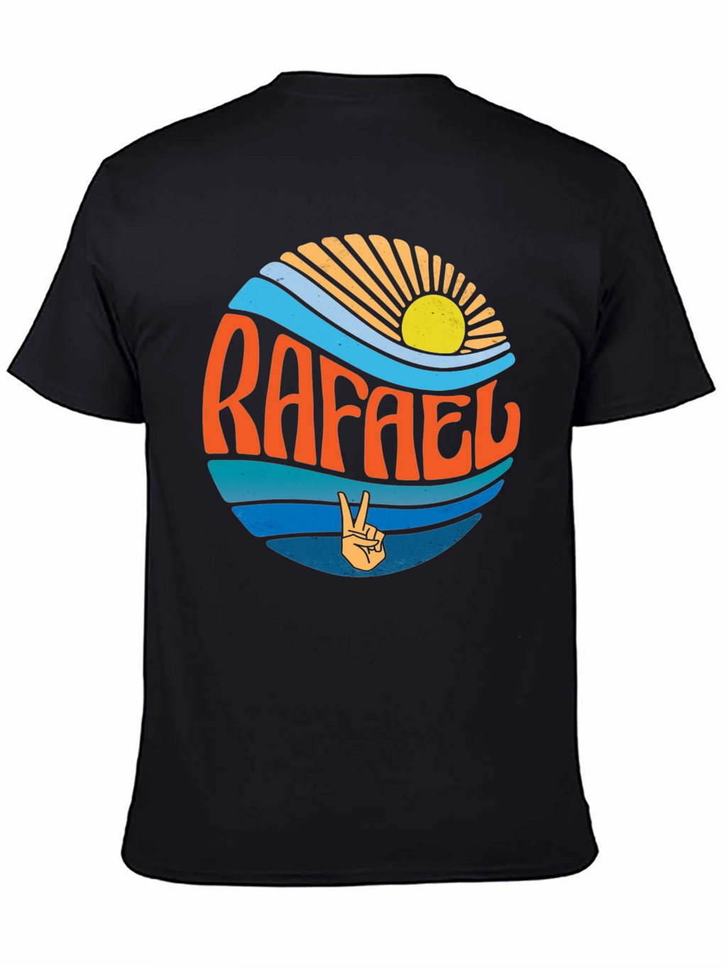 Rafael Retro Sunshine T-Shirt - Peace & Good Vibes