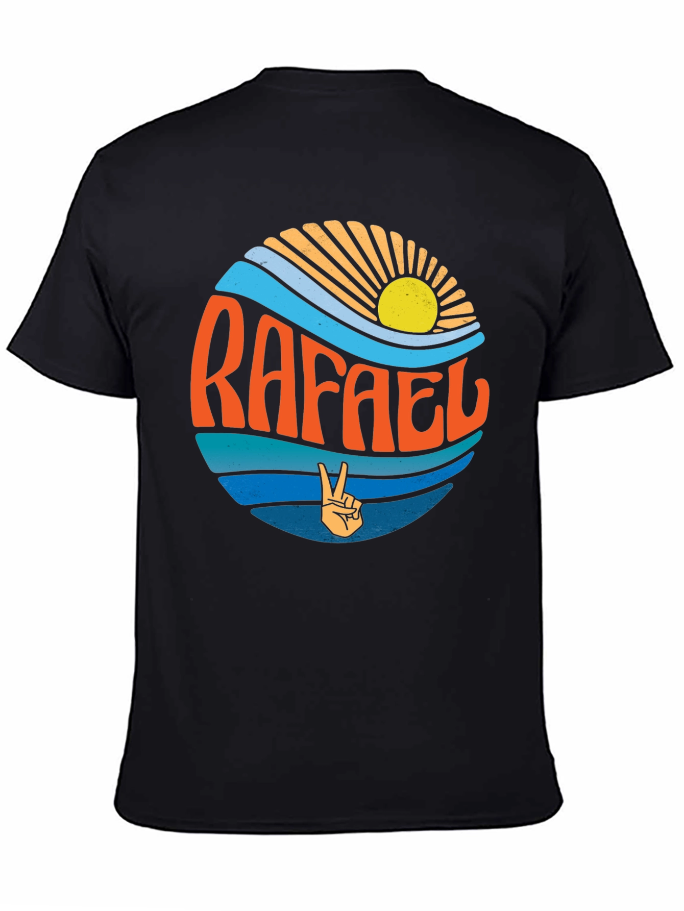 Rafael Retro Sunshine T-Shirt - Peace & Good Vibes