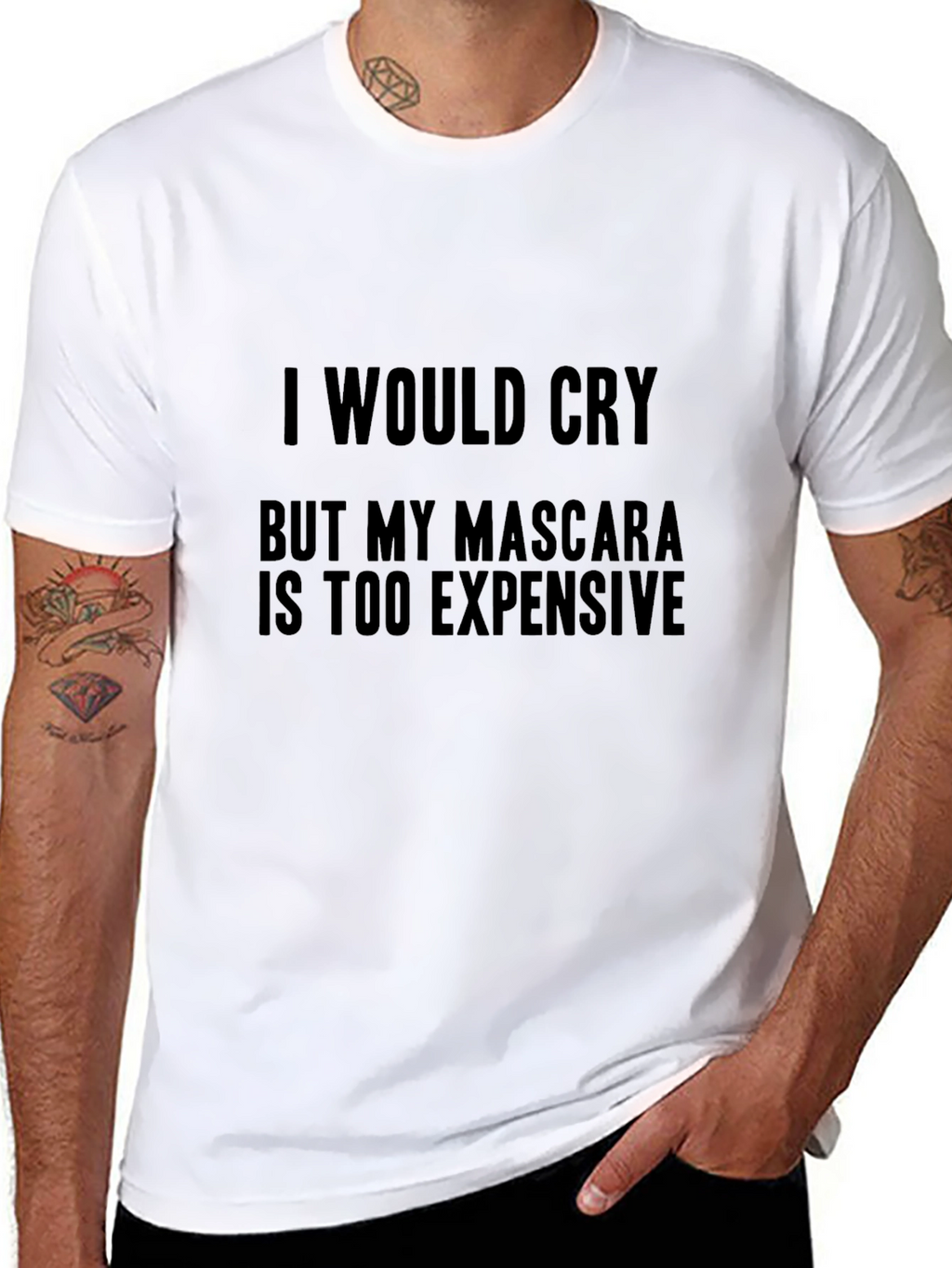 Sarcastic Mascara T-Shirt - Black