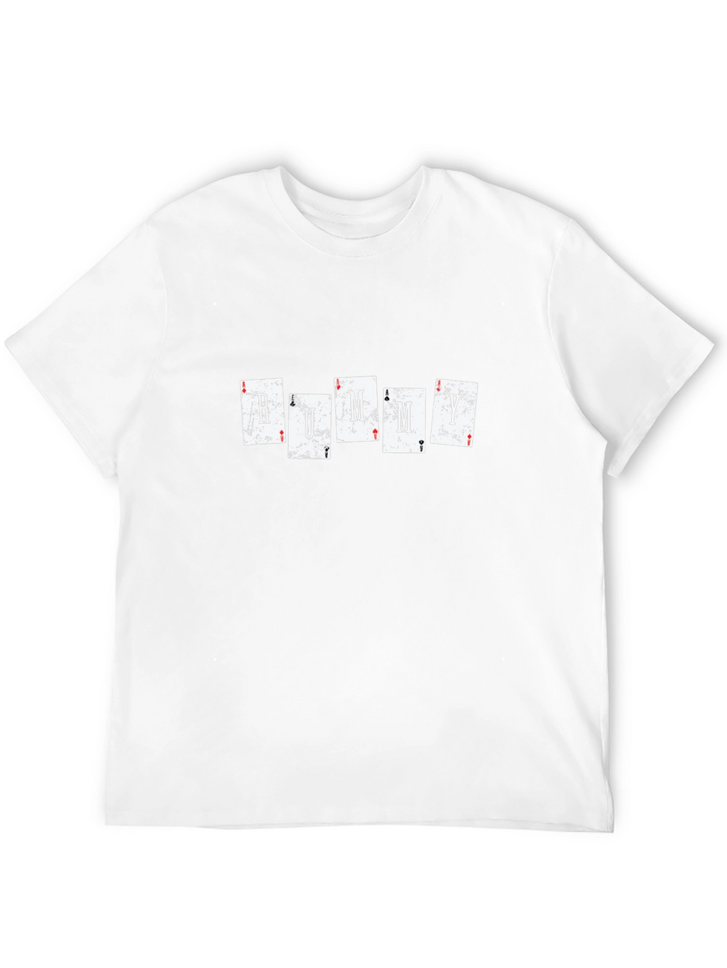 Rummy Card Graphic Black T-Shirt