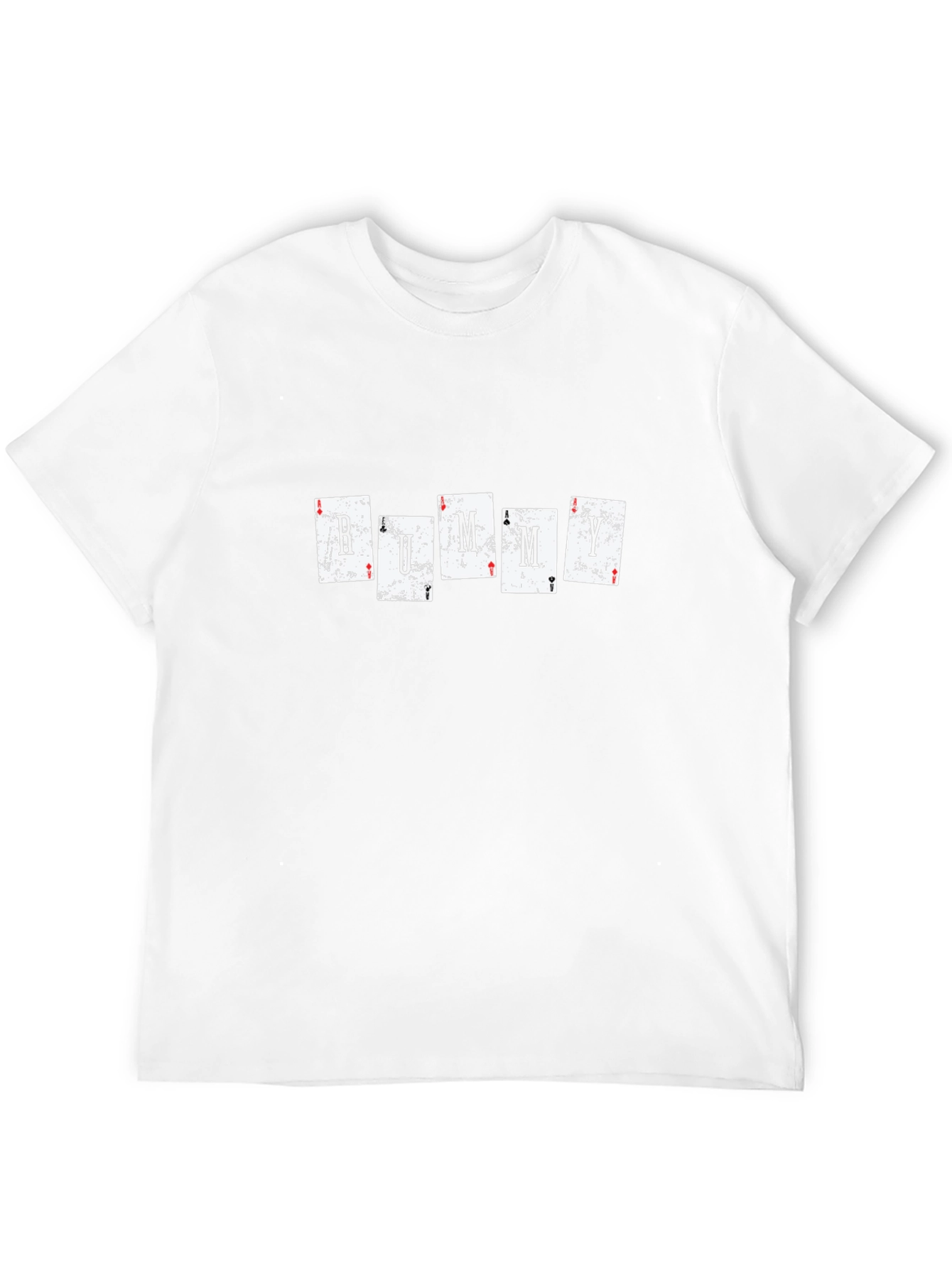 Rummy Card Graphic Black T-Shirt