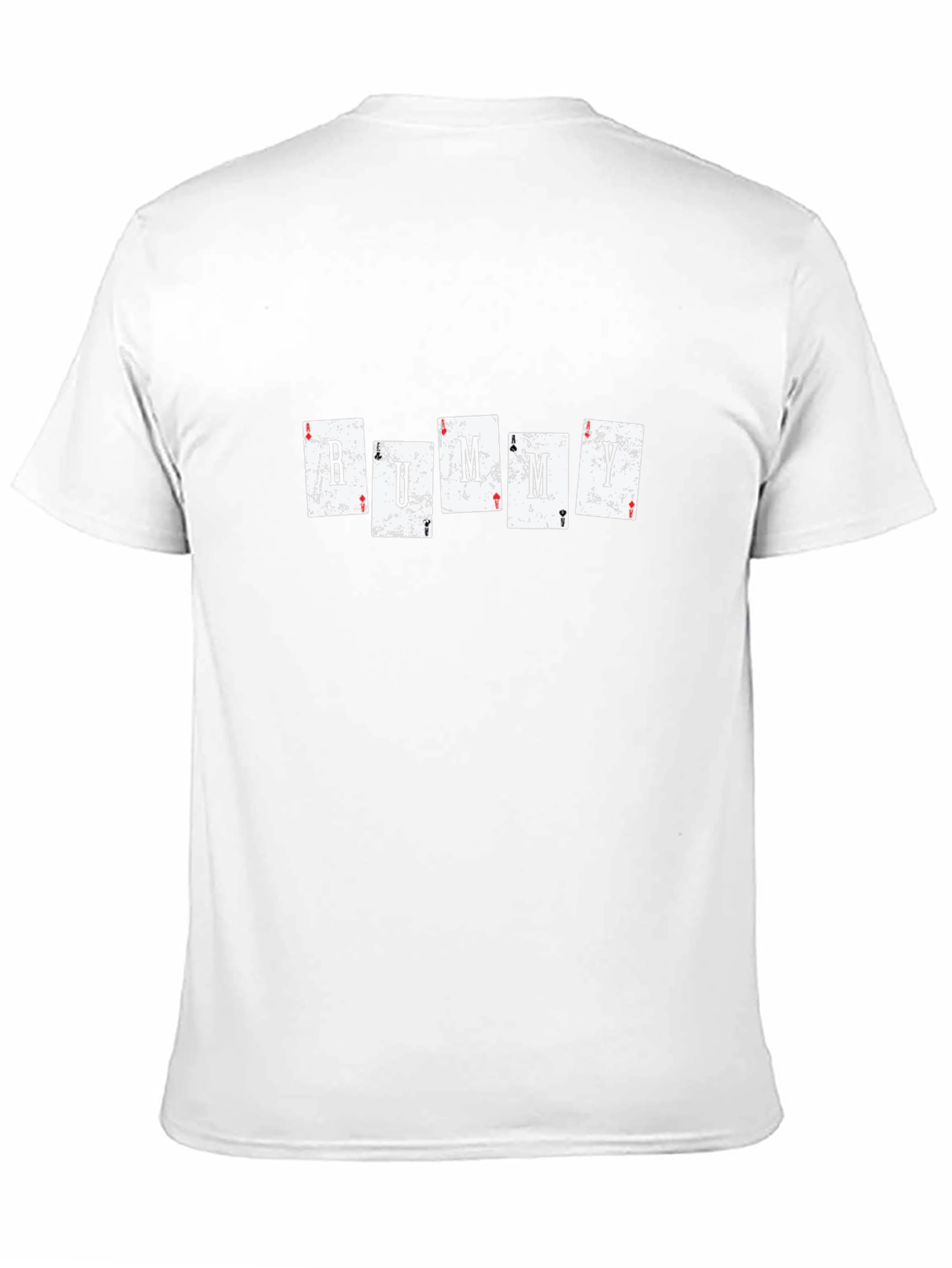 Rummy Card Graphic Black T-Shirt