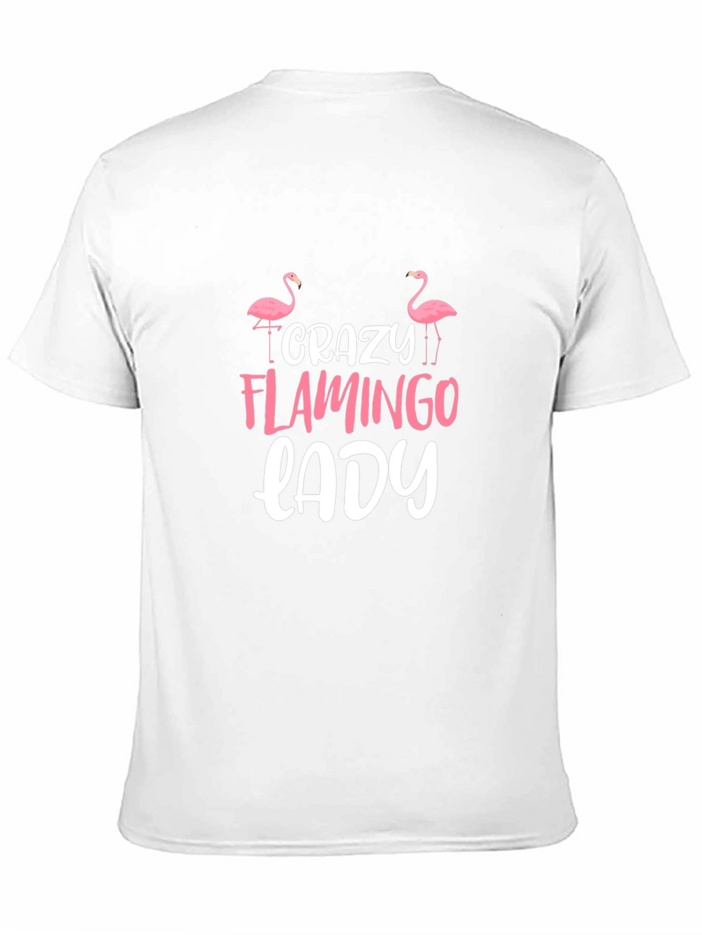 Crazy Flamingo Lady Graphic Tee