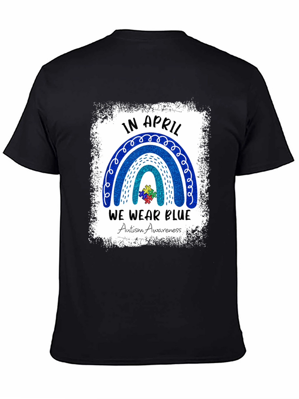 Autism Awareness T-Shirt - In April We Wear Blue