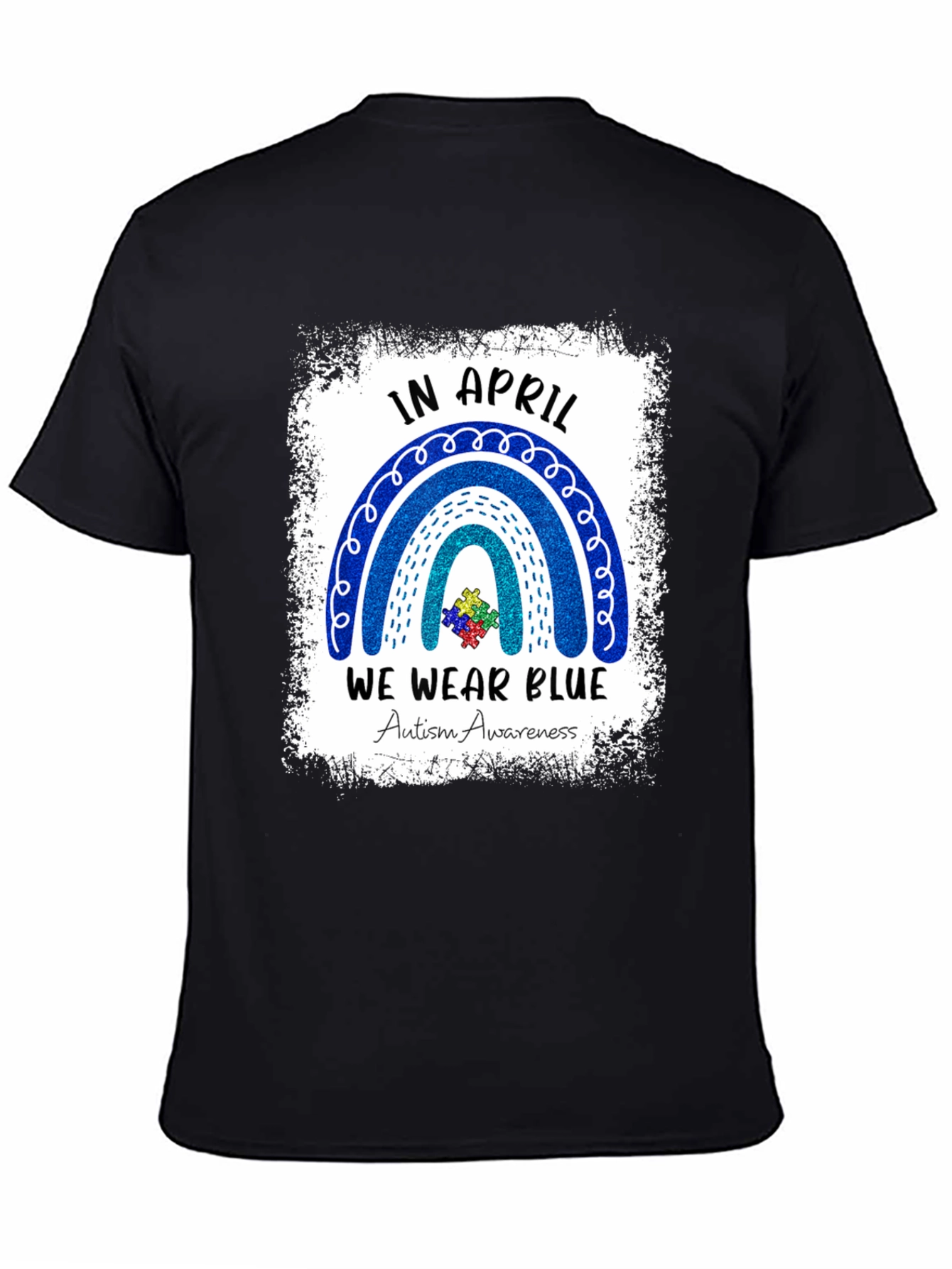 Autism Awareness T-Shirt - In April We Wear Blue