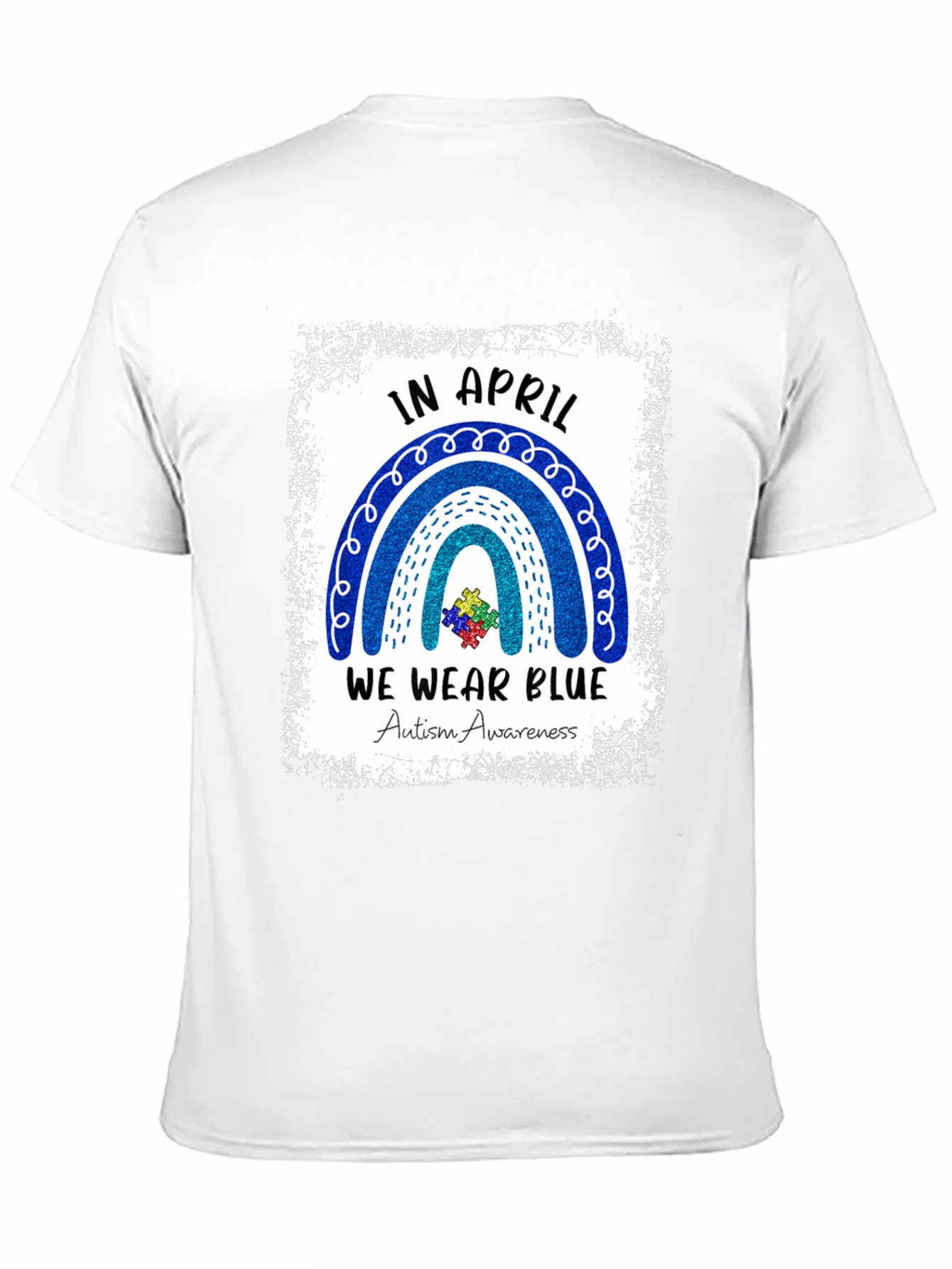 Autism Awareness T-Shirt - In April We Wear Blue