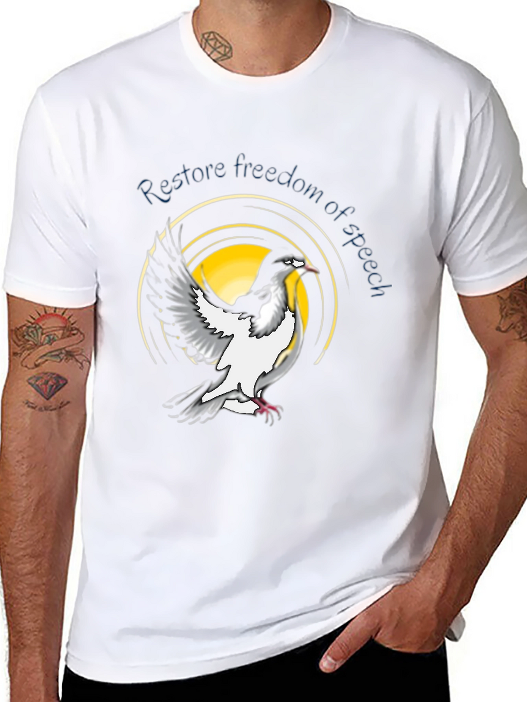 Freedom of Speech Graphic T-Shirt