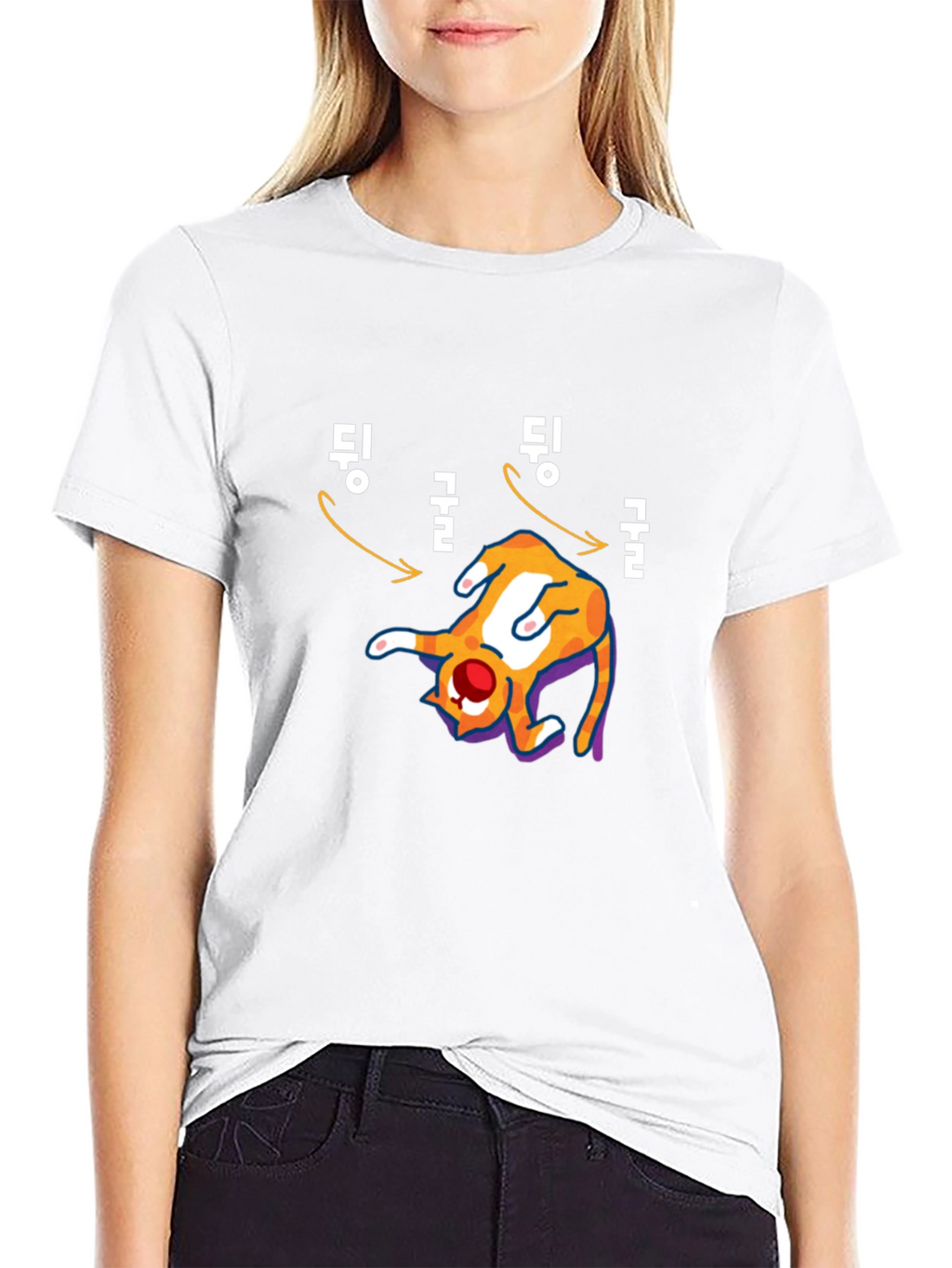 Funny Korean Cat T-Shirt