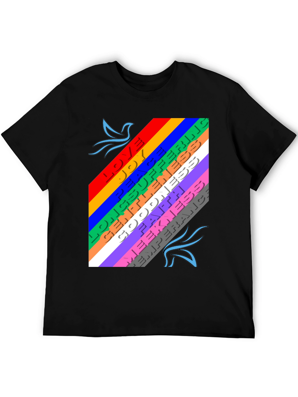 Fruit of the Spirit Black Graphic Tee